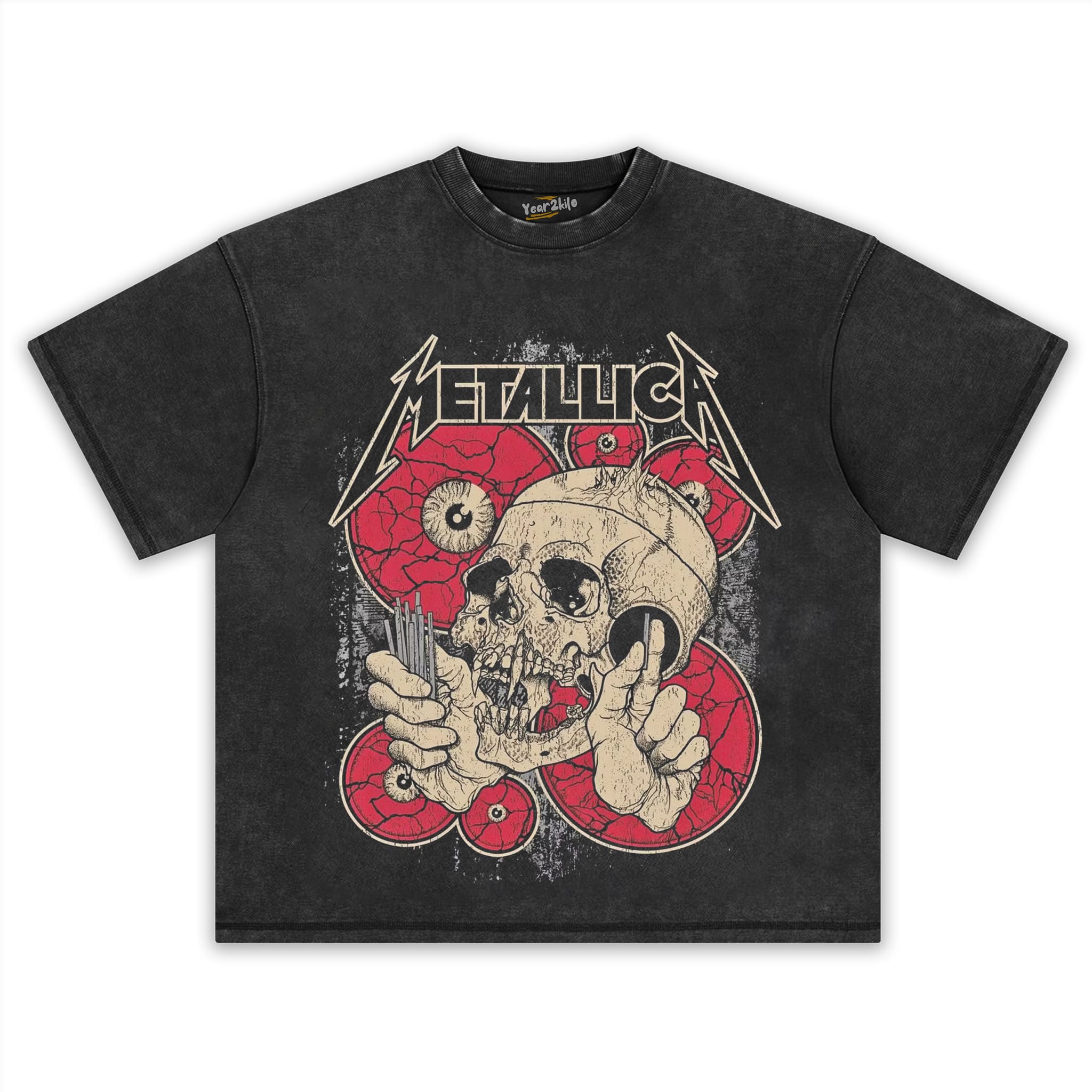 METALLICA VINTAGE ROCK BAND GRAPHIC V5 TANK TOP & TEE & LONG SLEEVE & LAYERED LS & HOODIE
