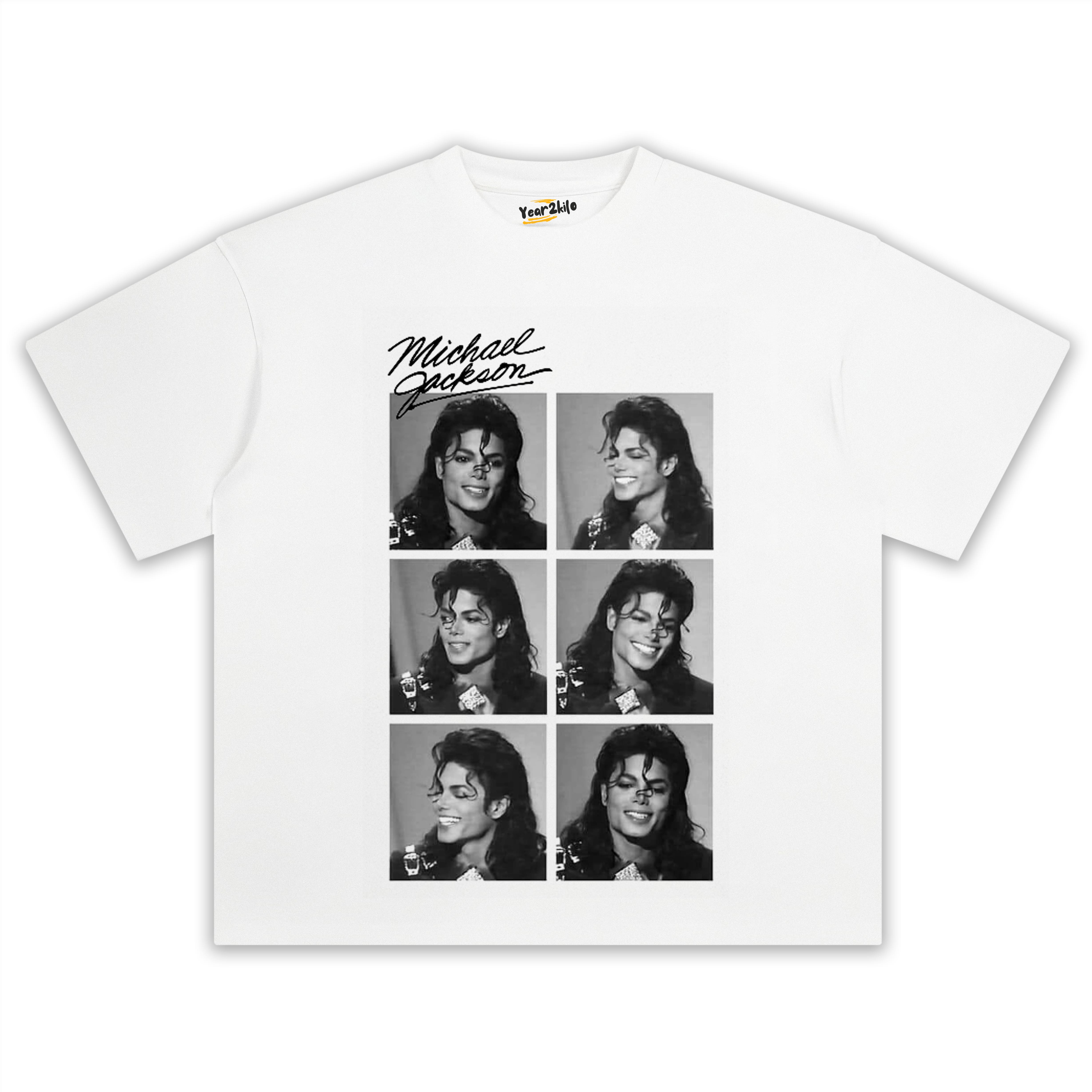MICHAEL JACKSON SIGNED PHOTO V2 TEE & LONG SLEEVE
