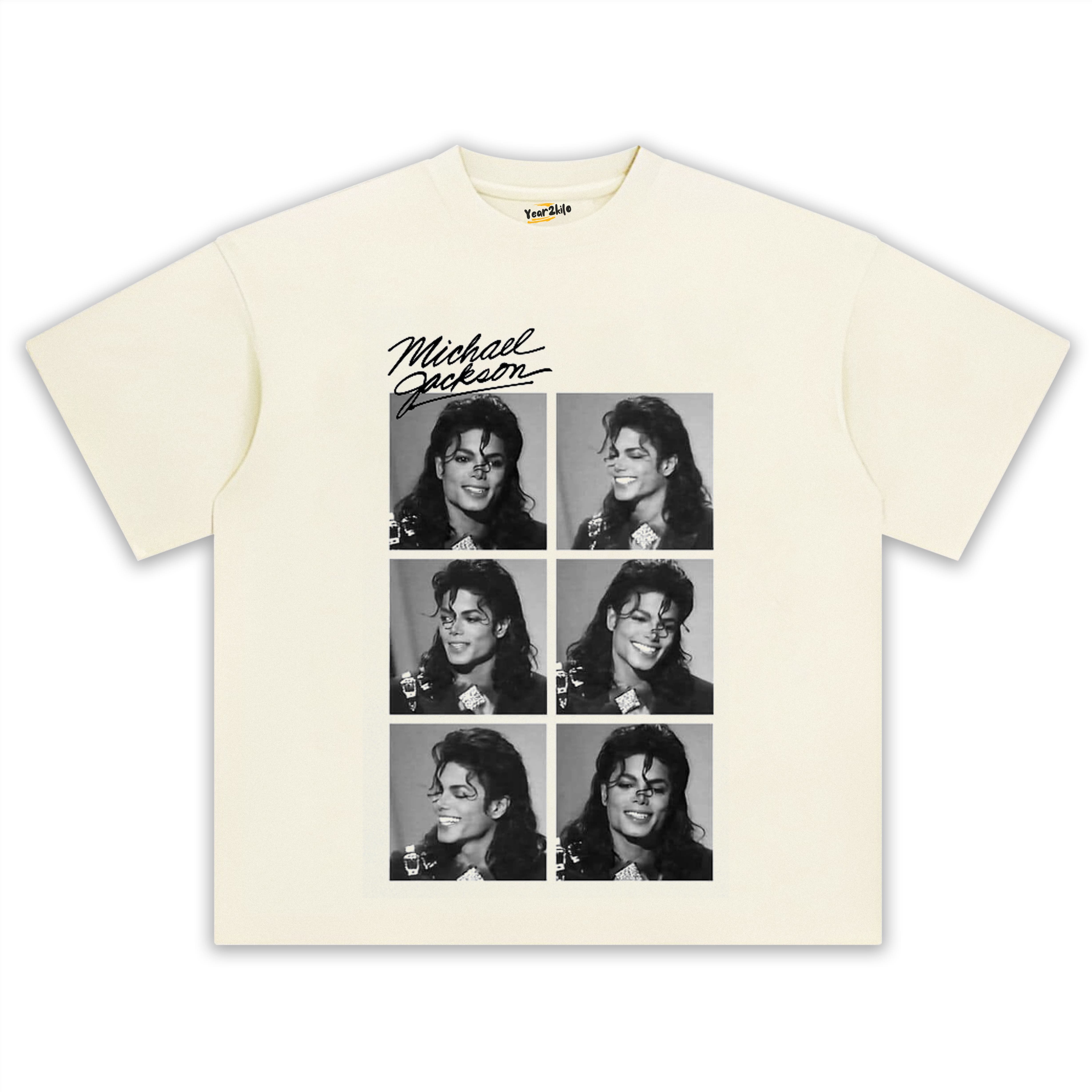 MICHAEL JACKSON SIGNED PHOTO V2 TEE & LONG SLEEVE