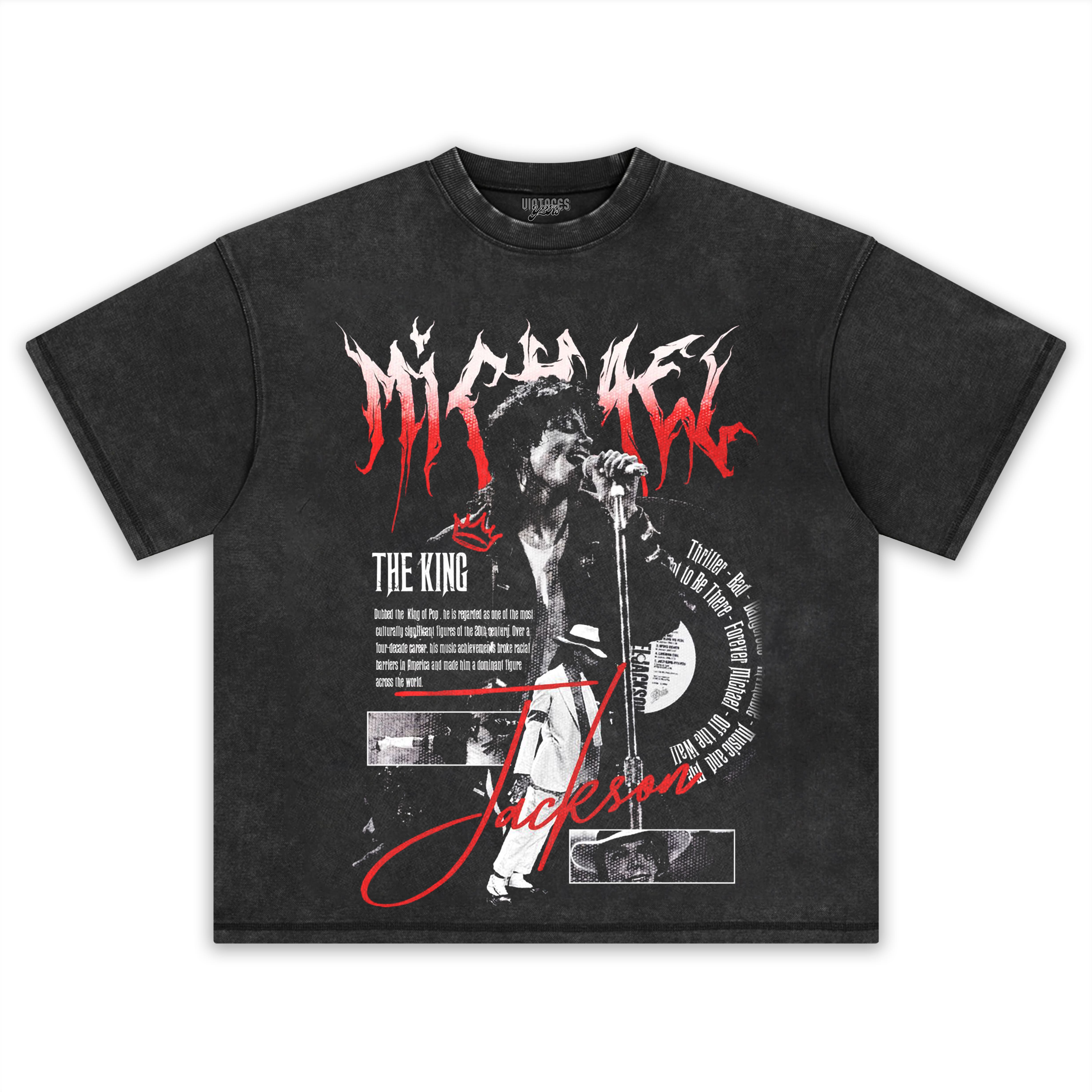MICHAEL JACKSON KING OF POP MOONWALK V2 TEE & LS & HOODIE
