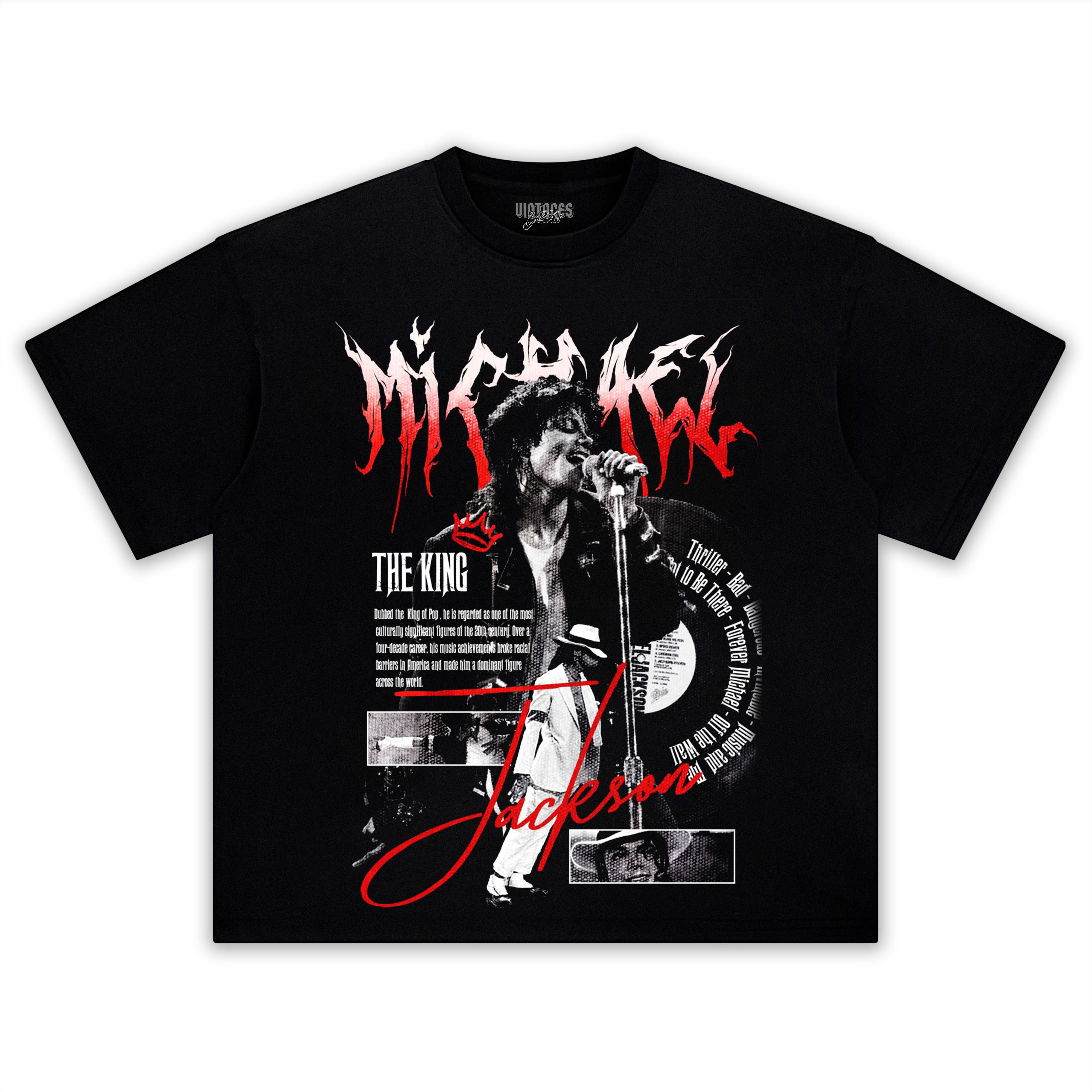 MICHAEL JACKSON KING OF POP MOONWALK V2 TEE & LS & HOODIE