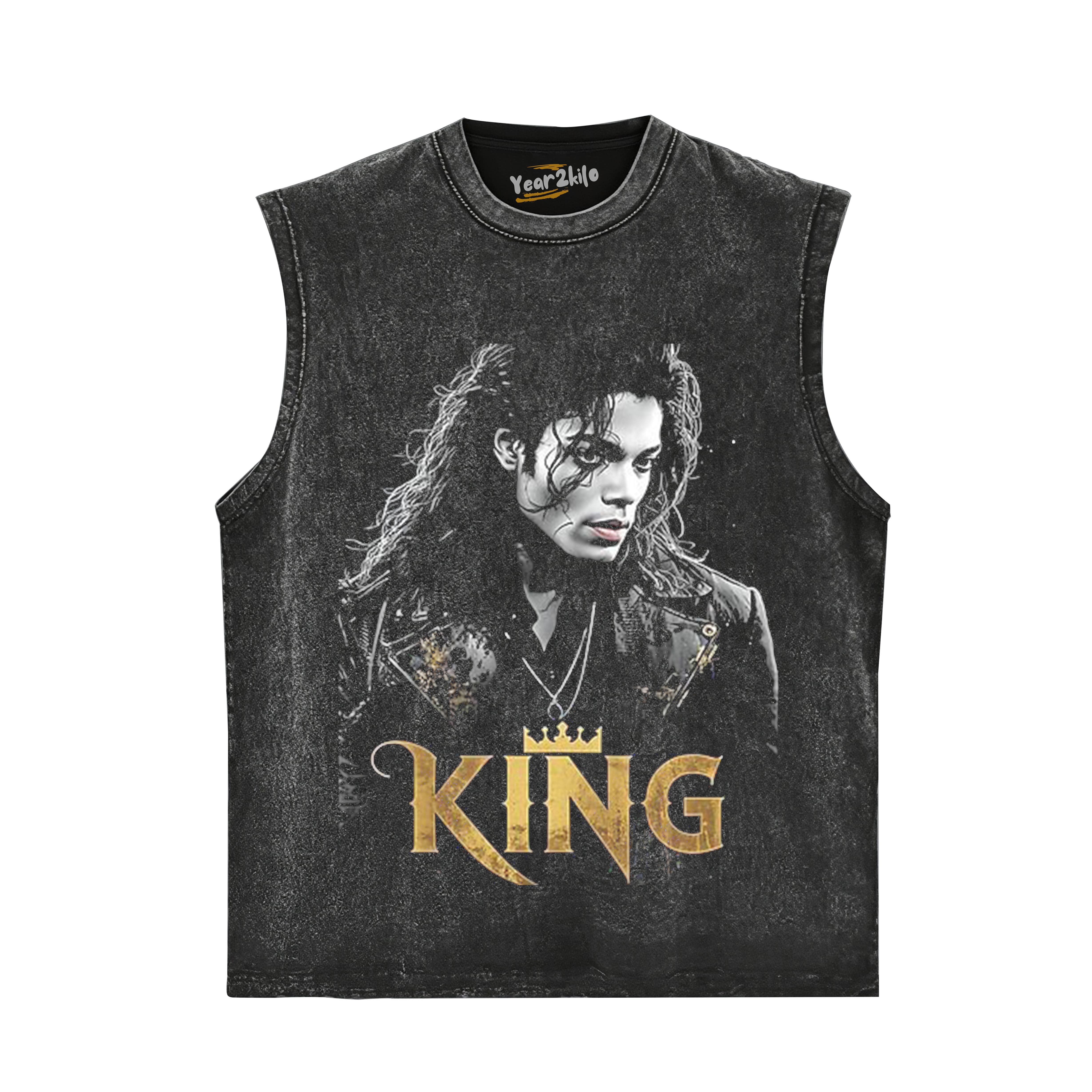 MICHAEL JACKSON KING OF POP TANK TOP & TEE & LONG SLEEVE & LAYERED LS & HOODIE