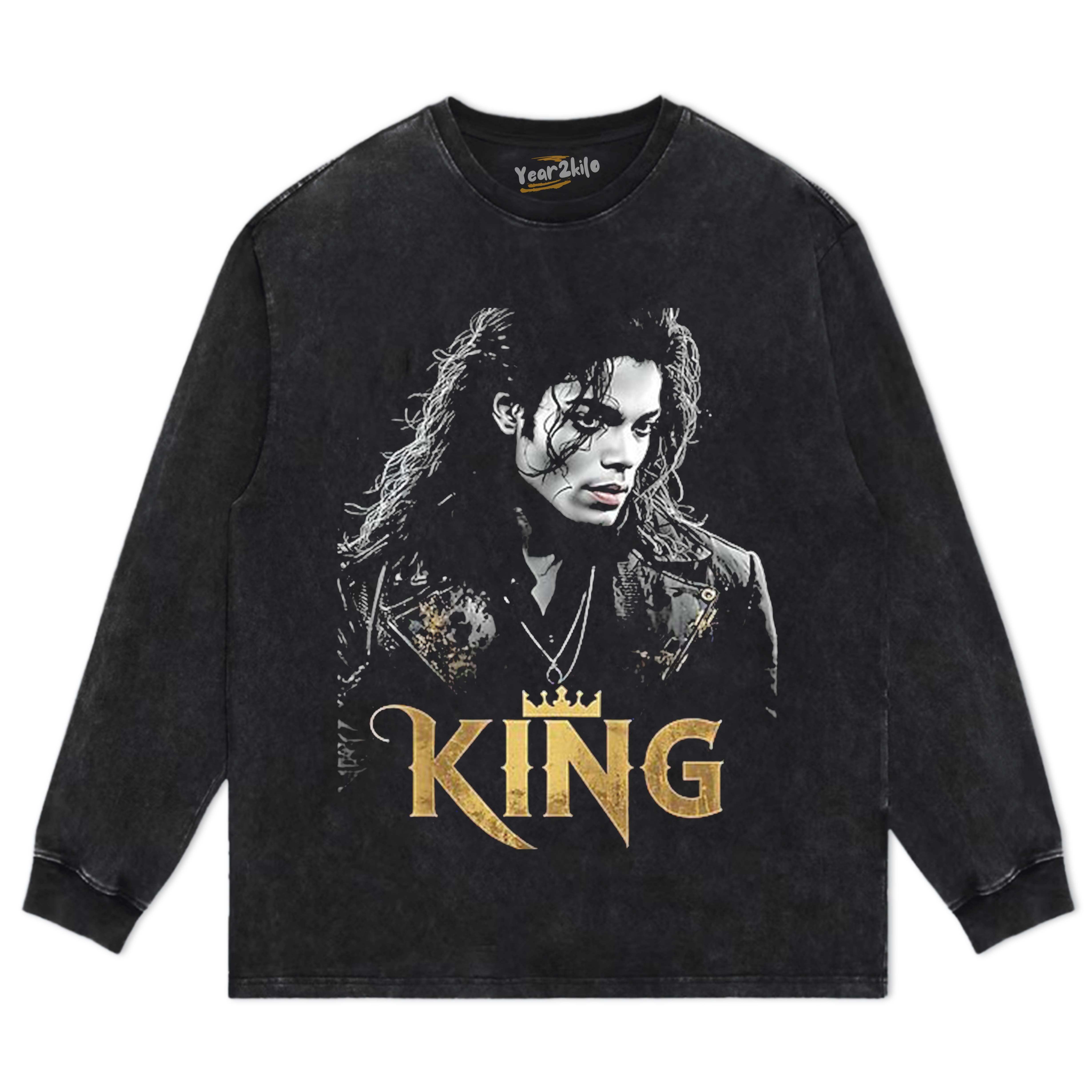 MICHAEL JACKSON KING OF POP TANK TOP & TEE & LONG SLEEVE & LAYERED LS & HOODIE