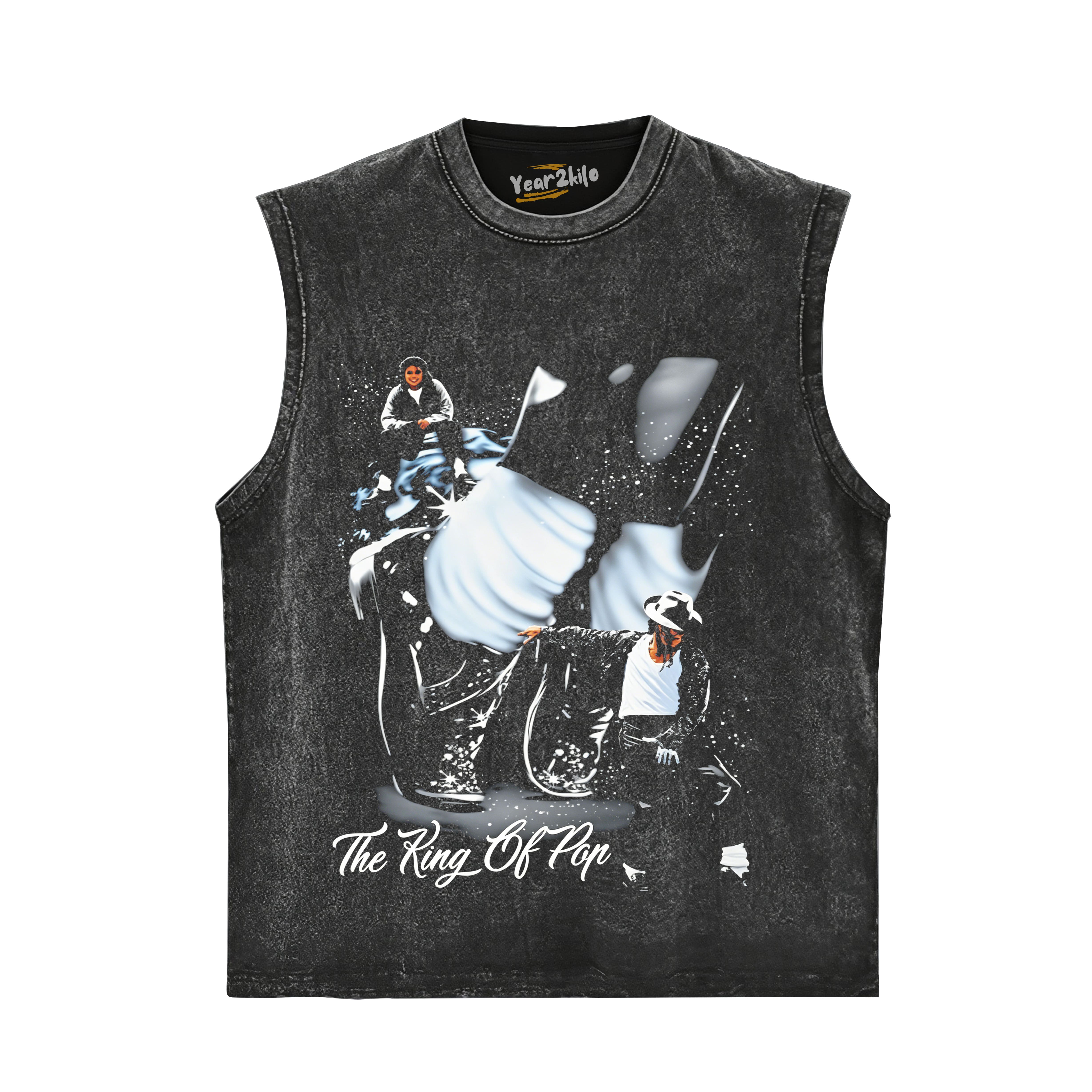 MICHAEL JACKSON KING OF POP V3 TANK TOP & TEE & LONG SLEEVE & LAYERED LS & HOODIE