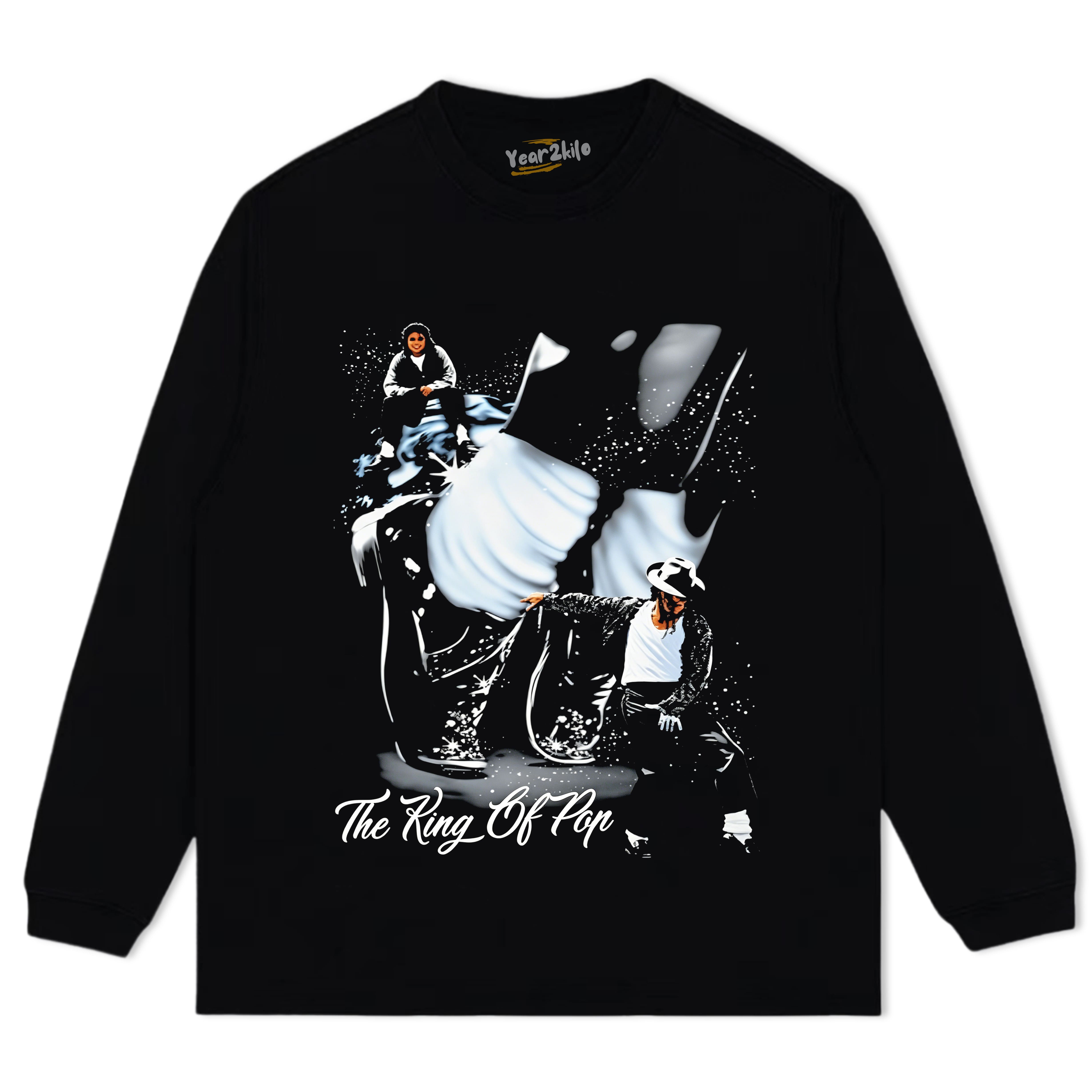 MICHAEL JACKSON KING OF POP V3 TANK TOP & TEE & LONG SLEEVE & LAYERED LS & HOODIE