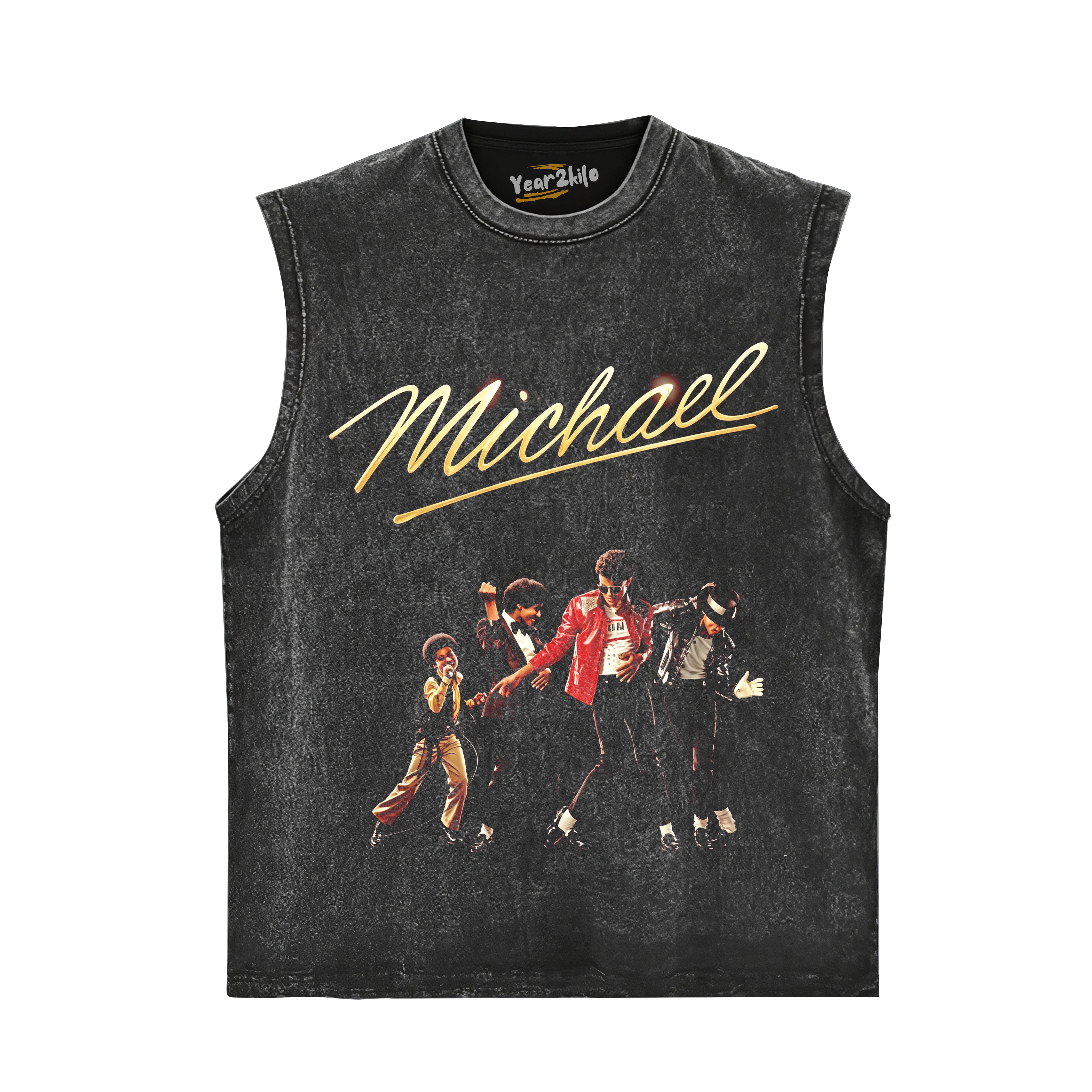 MICHAEL JACKSON KING OF POP V4 TANK TOP & TEE & LONG SLEEVE & LAYERED LS & HOODIE