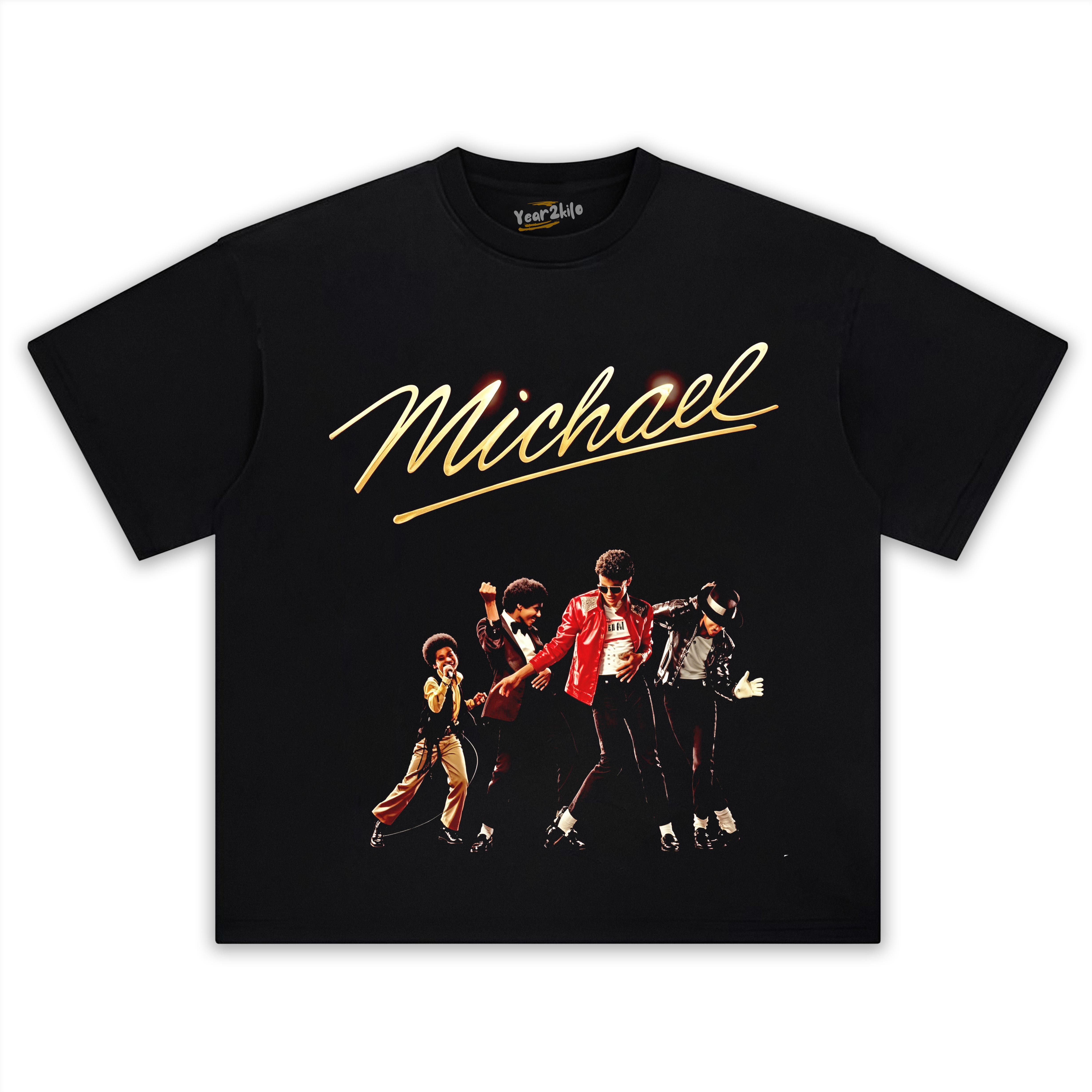 MICHAEL JACKSON KING OF POP V4 TANK TOP & TEE & LONG SLEEVE & LAYERED LS & HOODIE