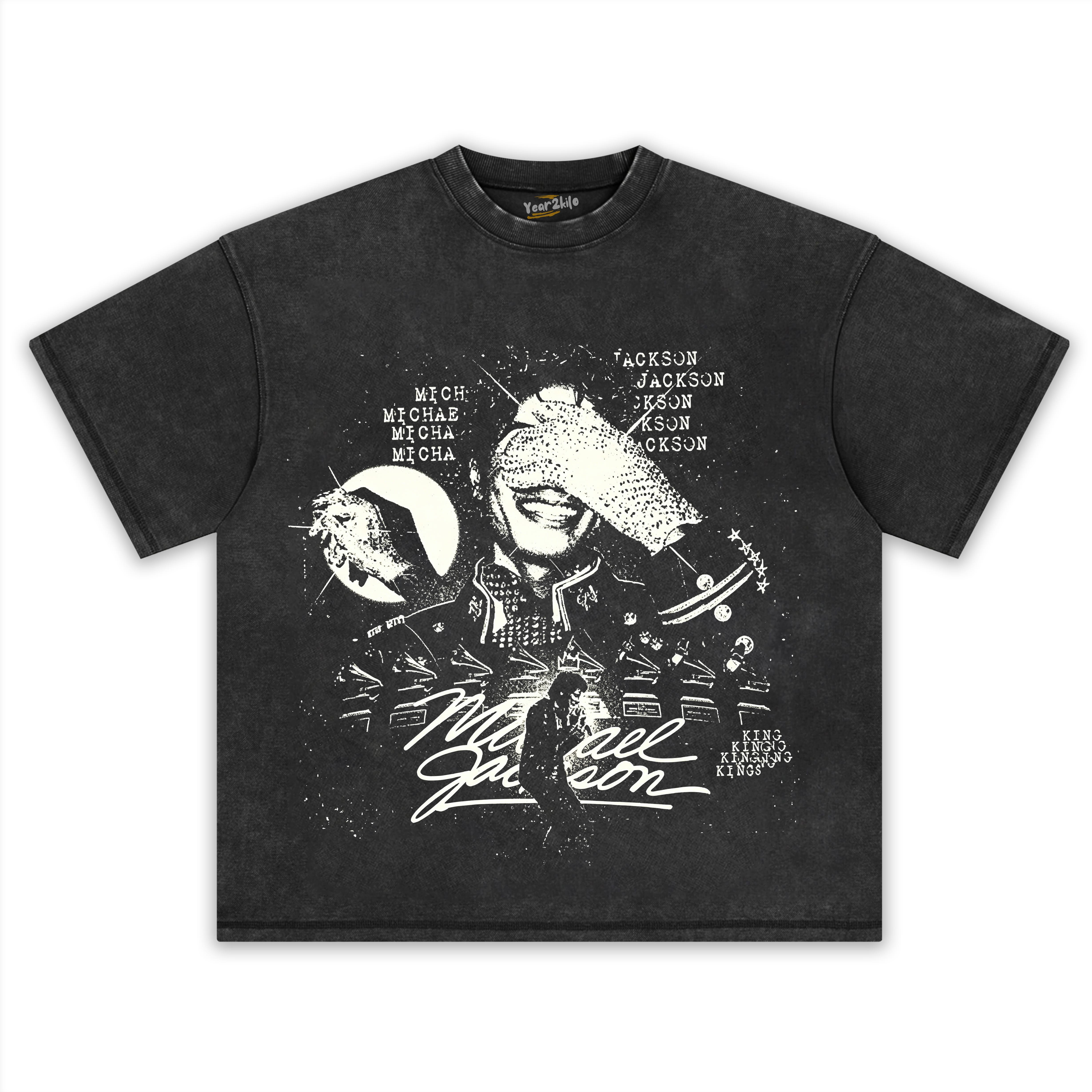 MICHAEL JACKSON KING OF POP V7 TANK TOP & TEE & LONG SLEEVE & LAYERED LS & HOODIE