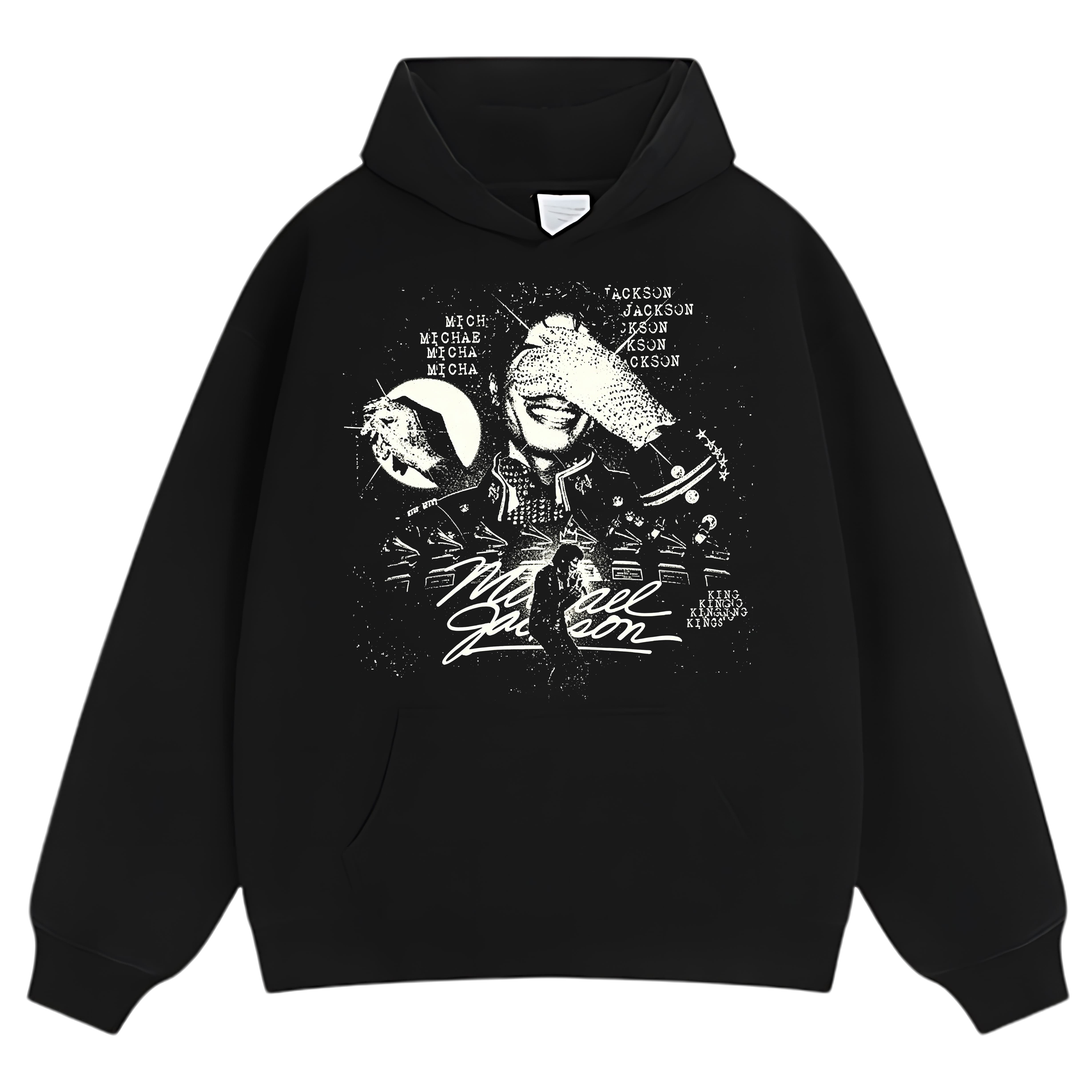 MICHAEL JACKSON KING OF POP V7 TANK TOP & TEE & LONG SLEEVE & LAYERED LS & HOODIE
