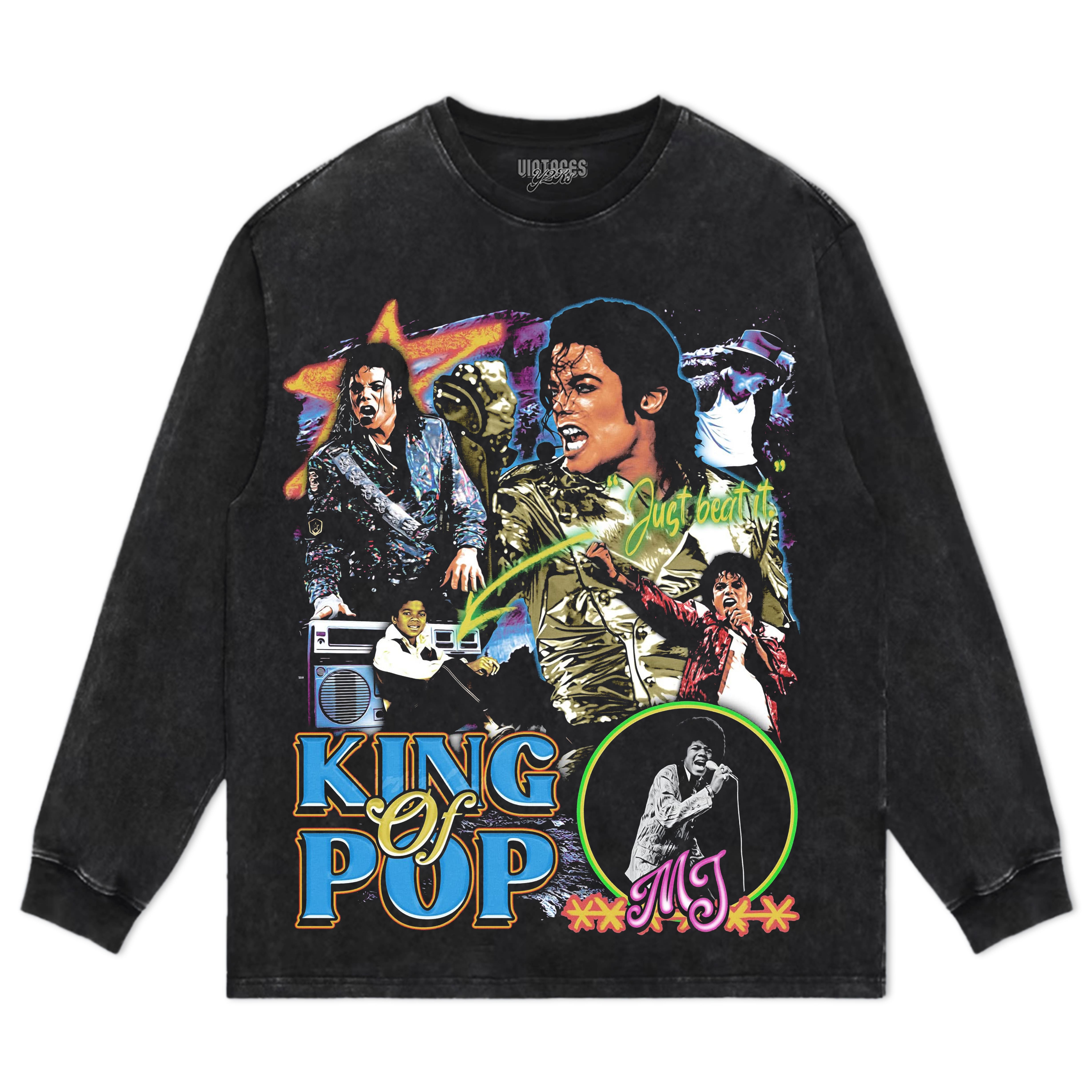 MICHAEL JACKSON VINTAGE STYLE V2 TEE & LS & HOODIE