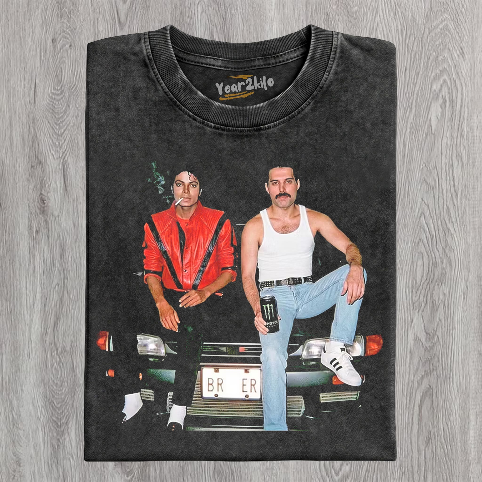 MICHAEL JACKSON & FREDDIE MERCURY V1 TANK TOP & TEE & LONG SLEEVE & LAYERED LS & HOODIE