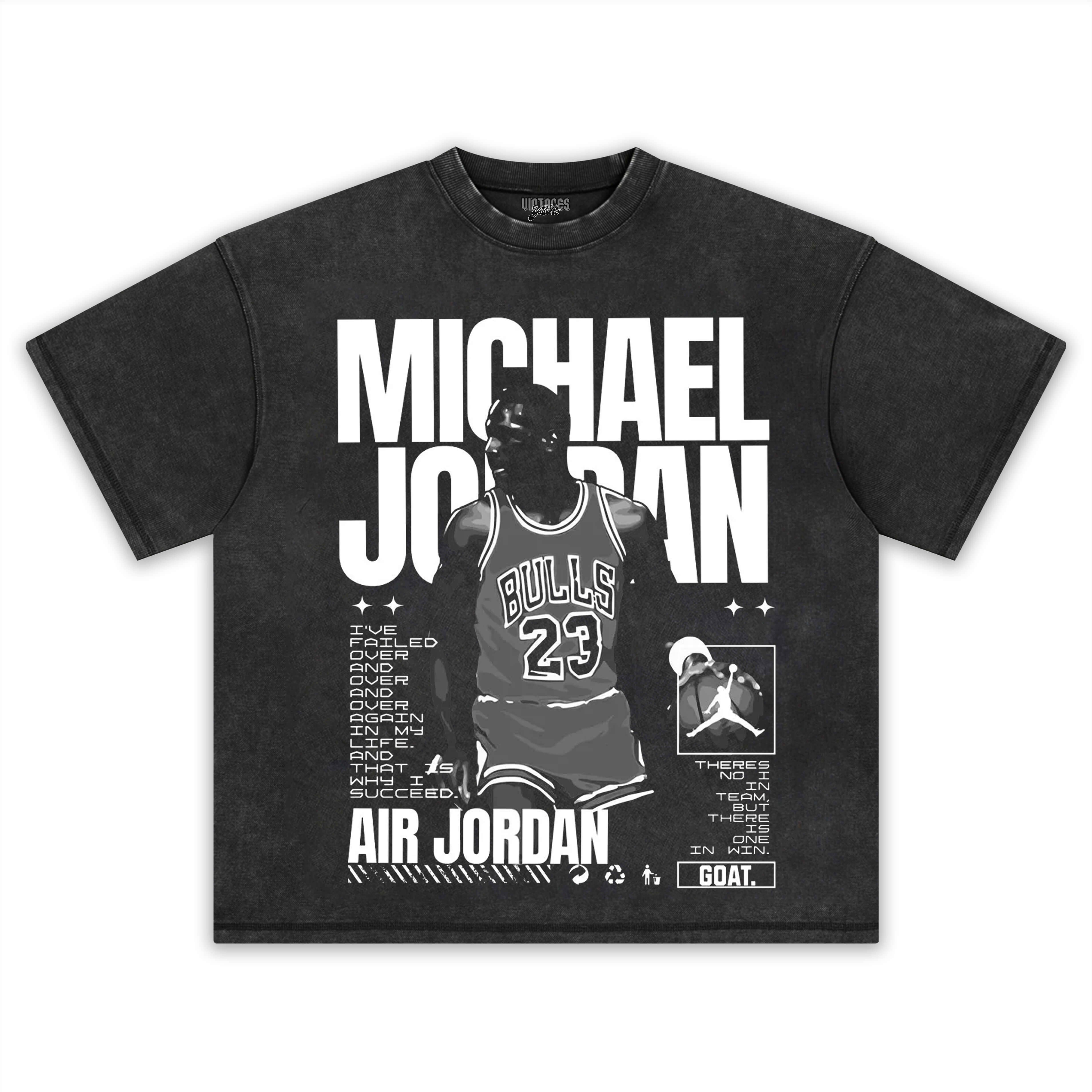 MICHAEL JORDAN VINTAGE TEE V4 & LS & HOODIE