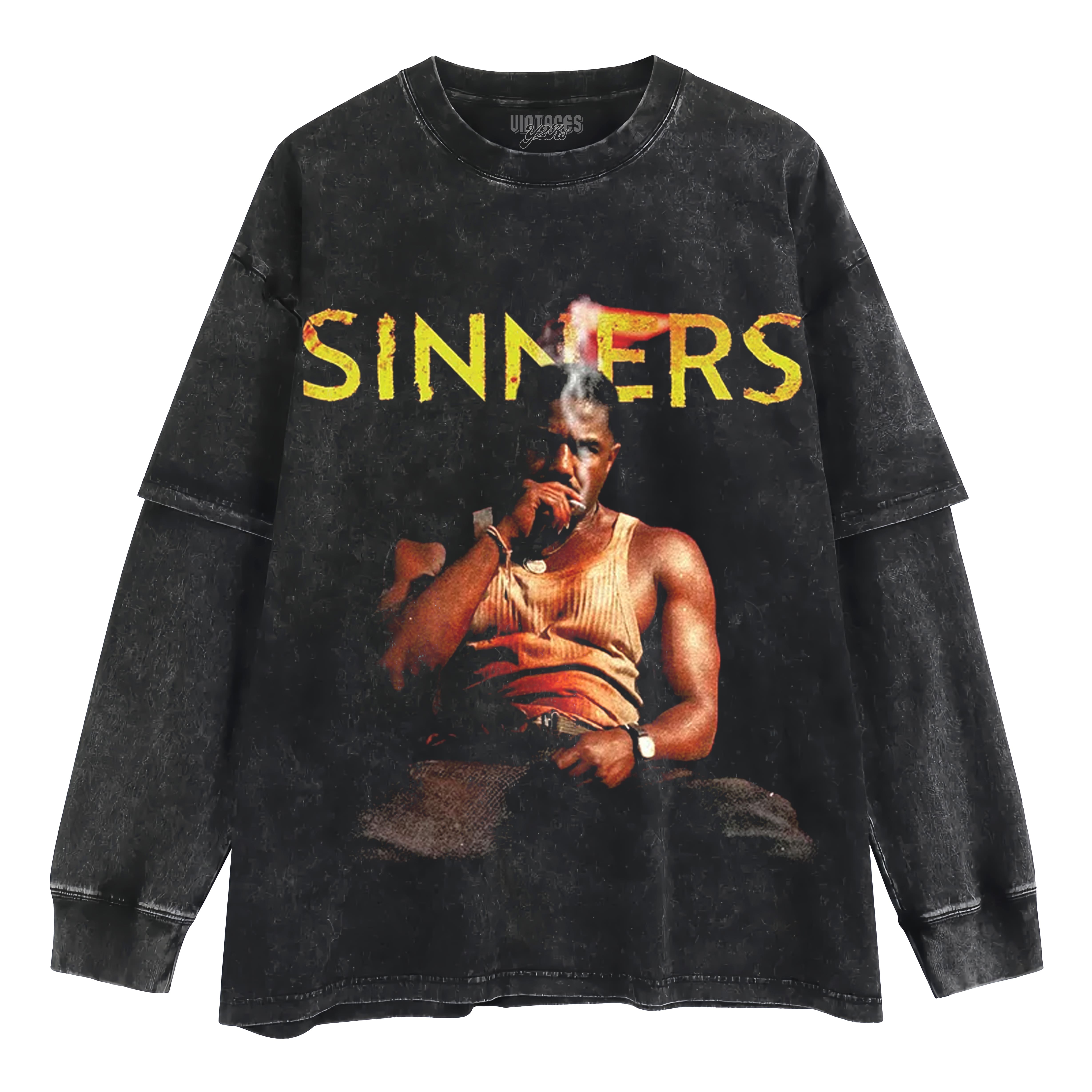 MICHAEL B. JORDAN & SINNERS V2 LAYERED LONG SLEEVE