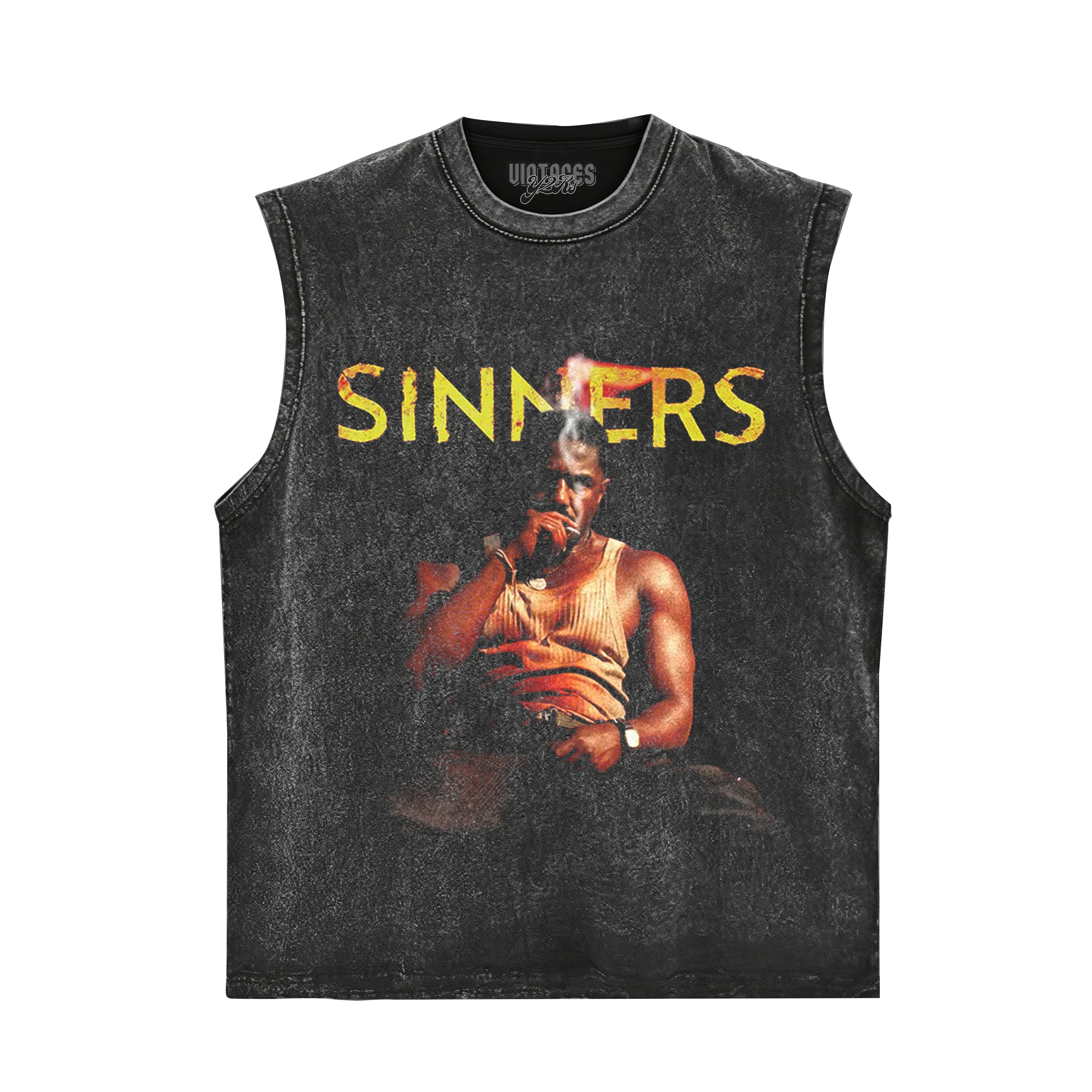 MICHAEL B. JORDAN & SINNERS V2 TANK TOP