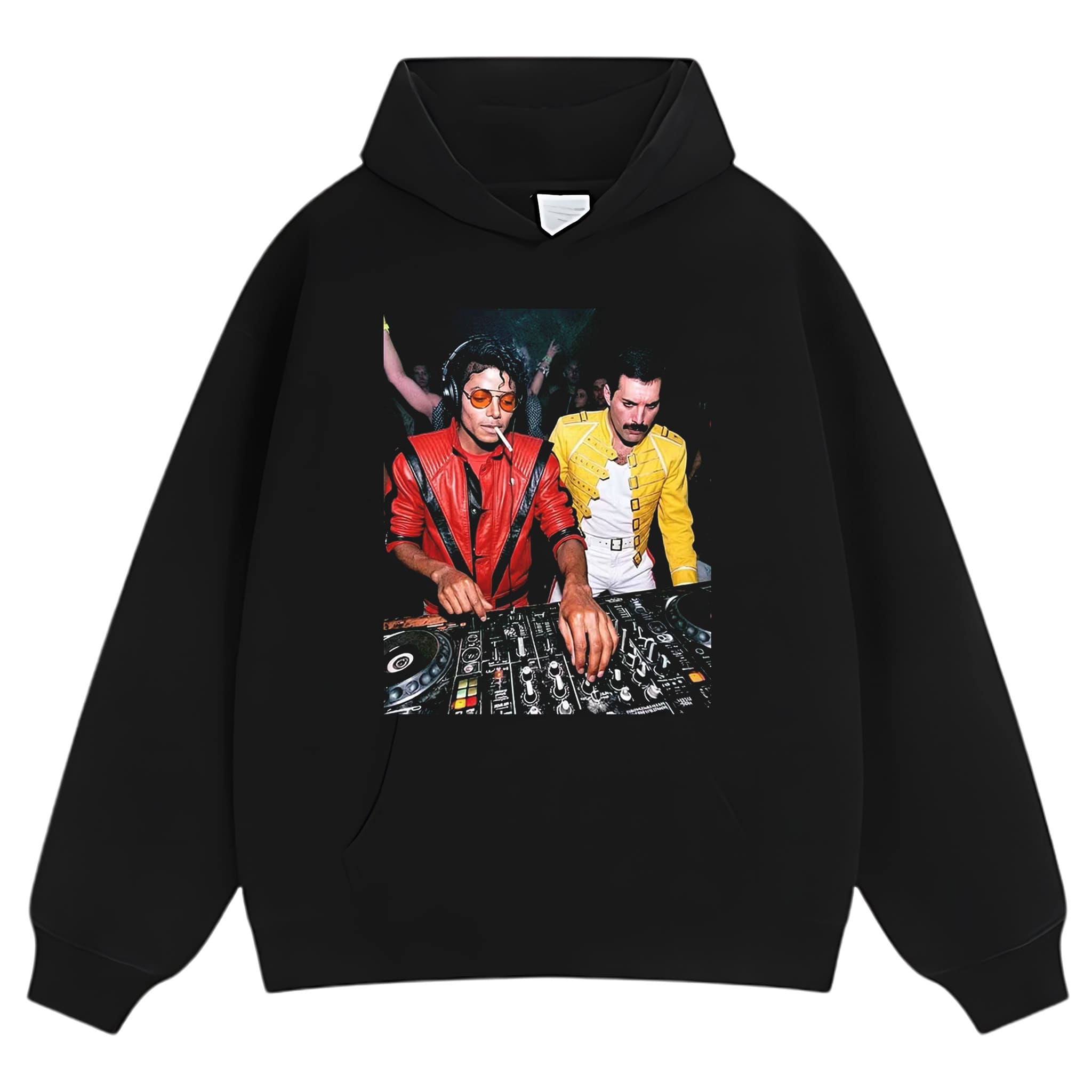 MICHAEL JACKSON & FREDDIE MERCURY TANK TOP & TEE & LONG SLEEVE & LAYERED LS & HOODIE