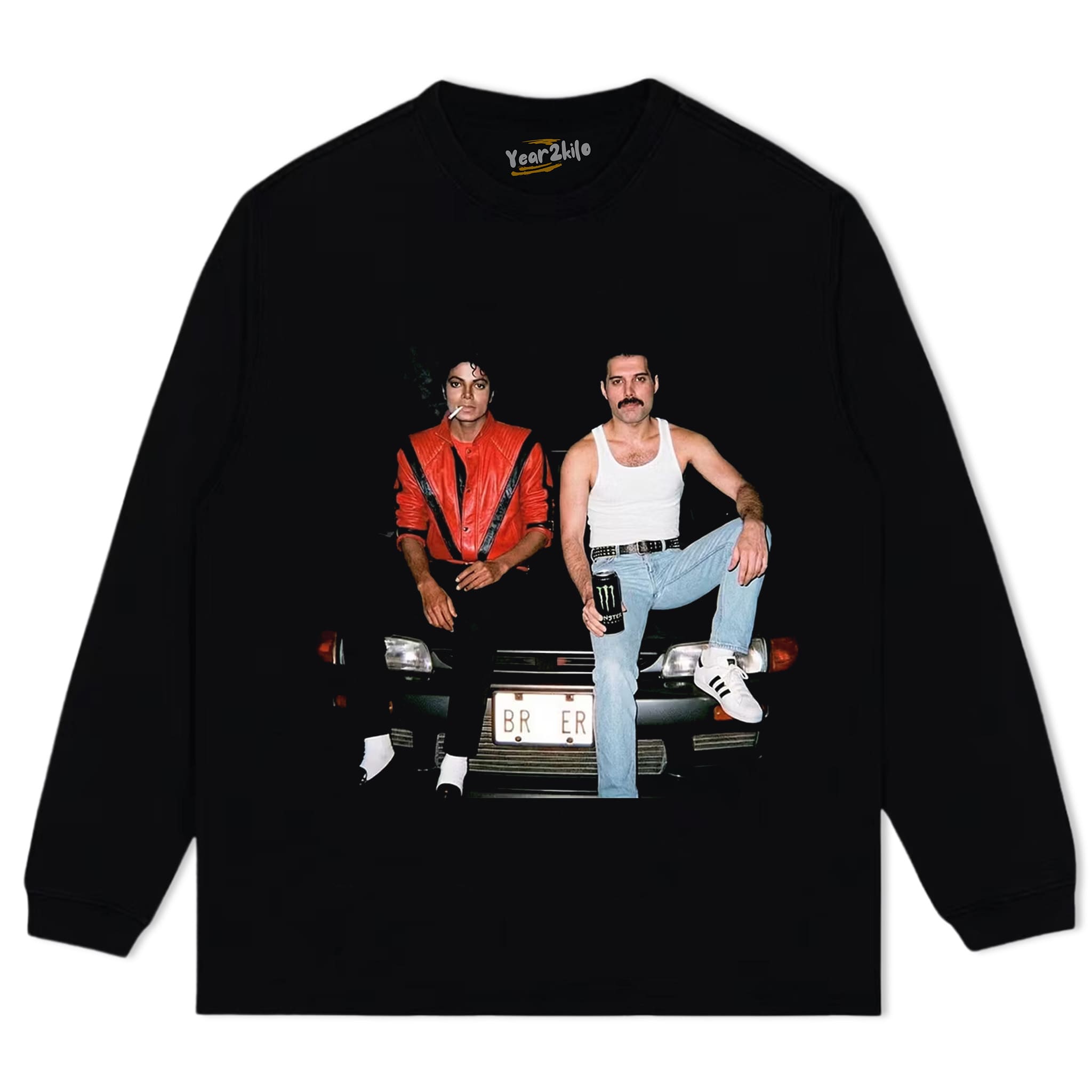 MICHAEL JACKSON & FREDDIE MERCURY V1 TANK TOP & TEE & LONG SLEEVE & LAYERED LS & HOODIE