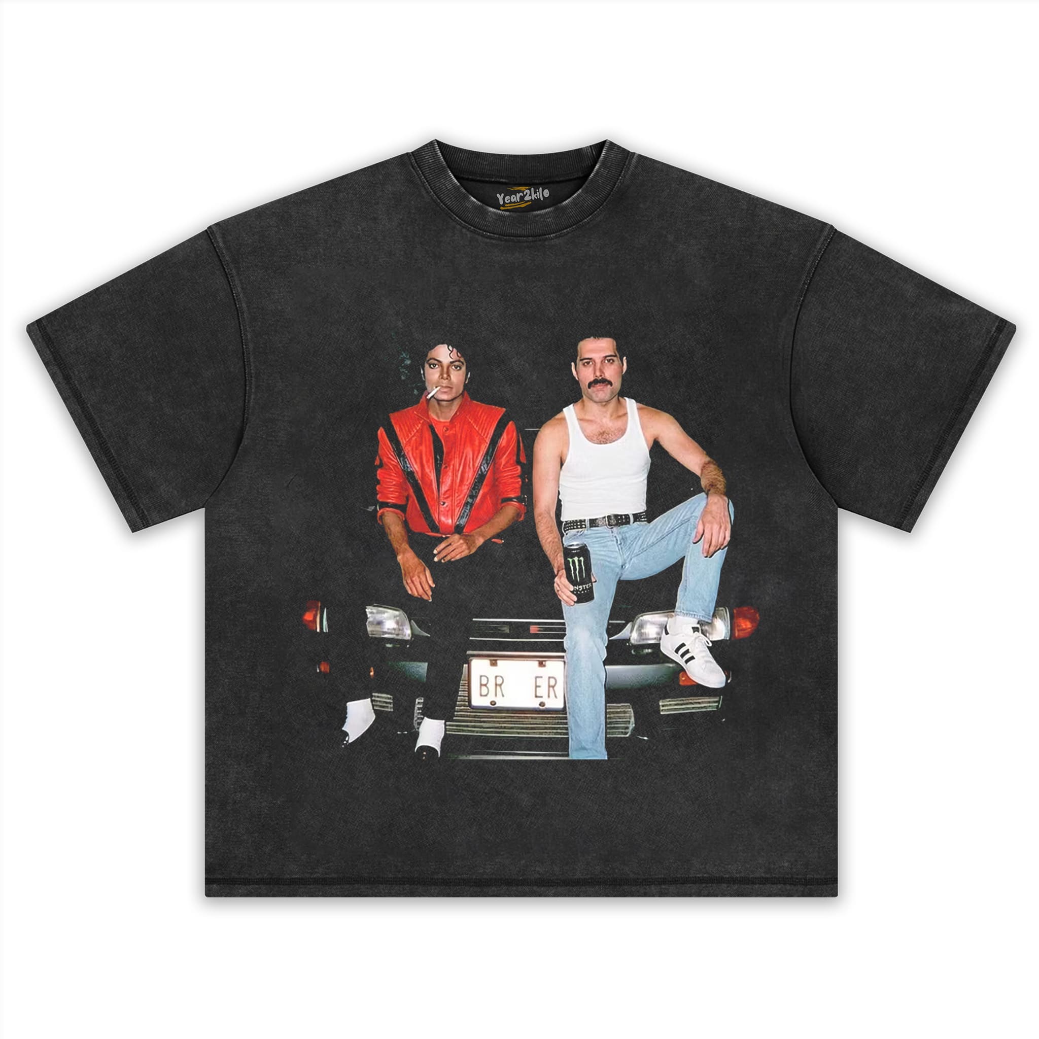 MICHAEL JACKSON & FREDDIE MERCURY V1 TANK TOP & TEE & LONG SLEEVE & LAYERED LS & HOODIE