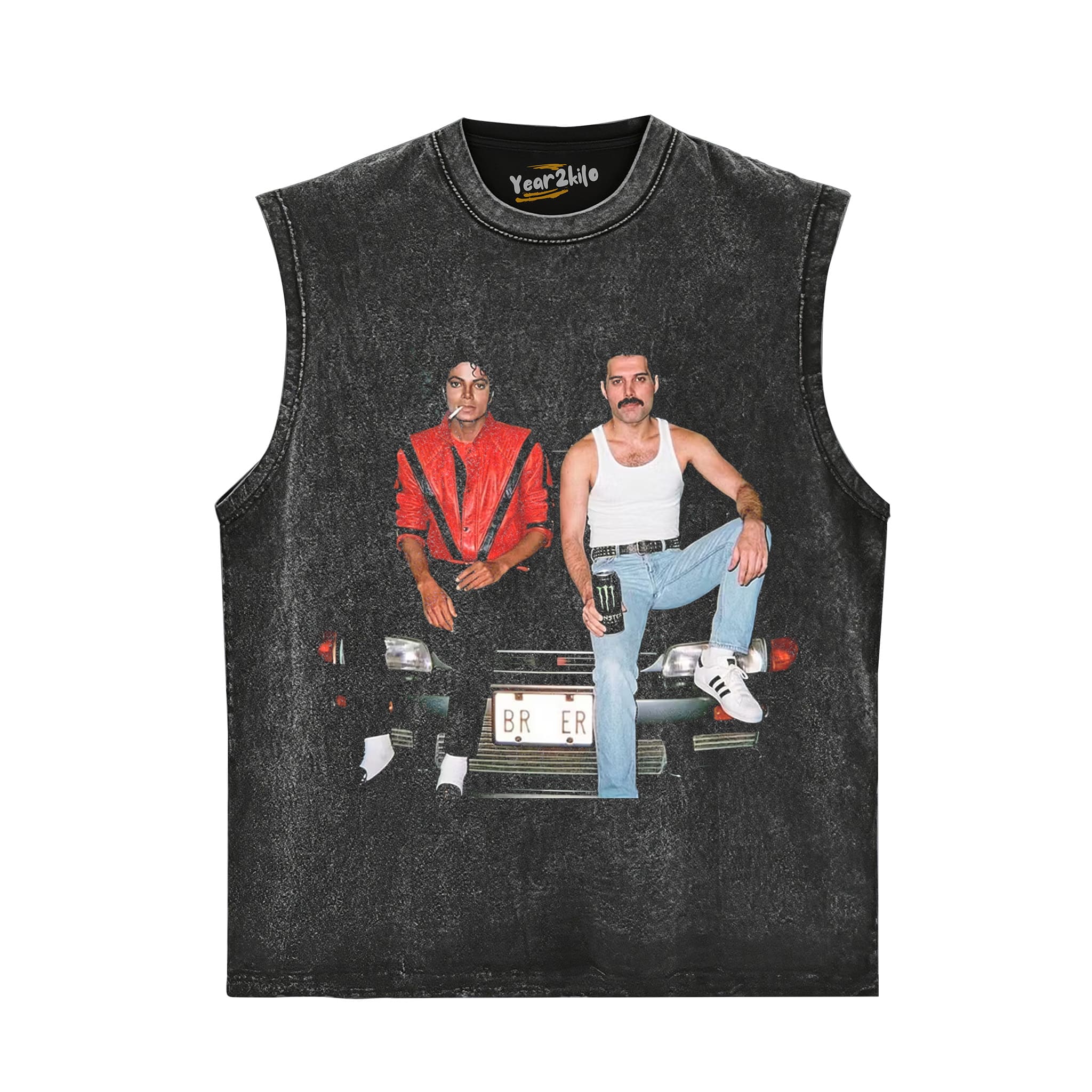 MICHAEL JACKSON & FREDDIE MERCURY V1 TANK TOP & TEE & LONG SLEEVE & LAYERED LS & HOODIE