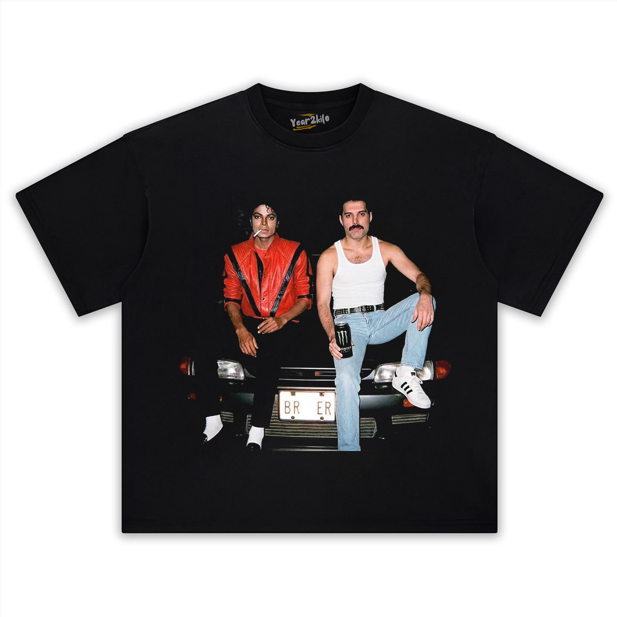 MICHAEL JACKSON & FREDDIE MERCURY V1 TANK TOP & TEE & LONG SLEEVE & LAYERED LS & HOODIE