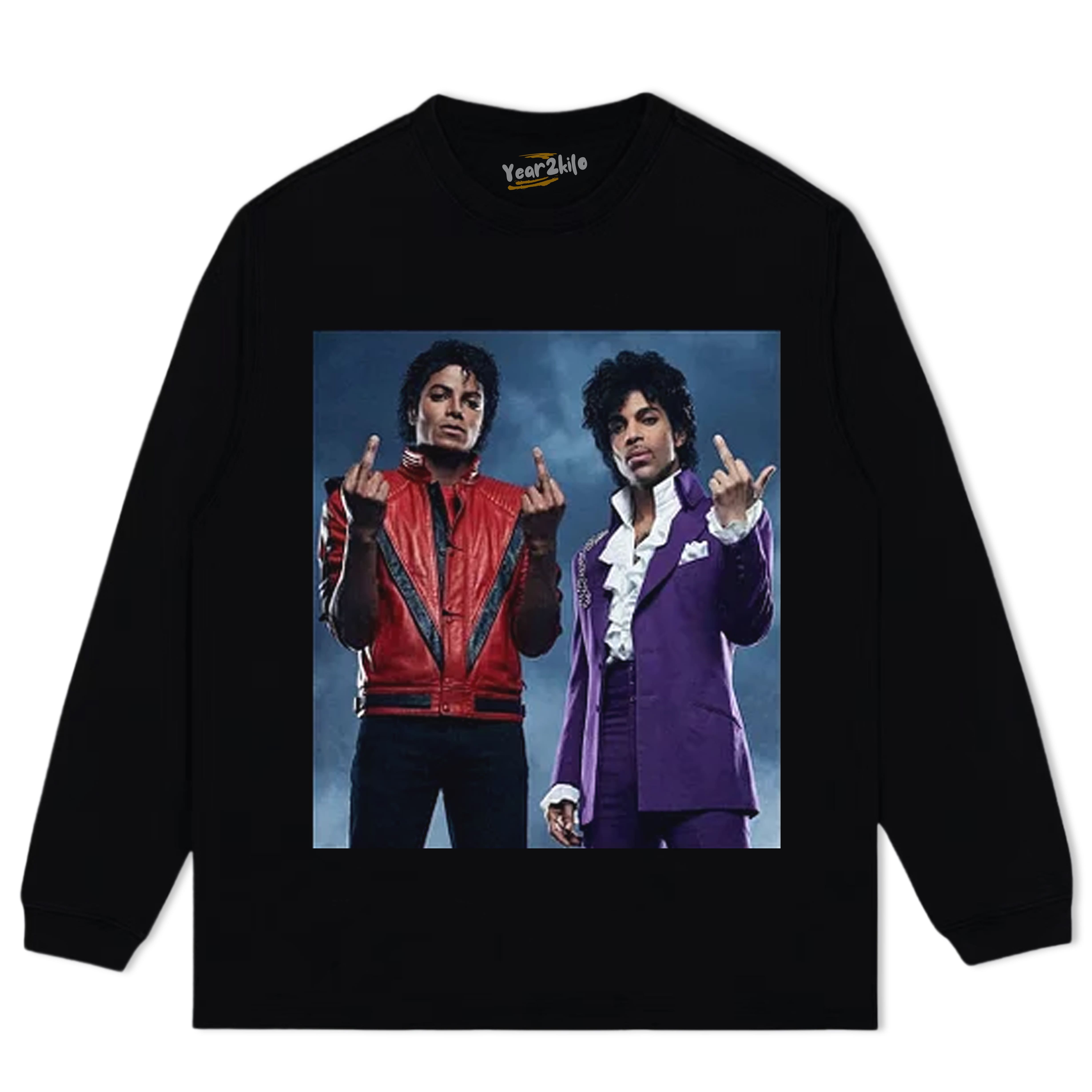 MICHAEL JACKSON & PRINCE V2 TANK TOP & TEE & LONG SLEEVE & LAYERED LS & HOODIE