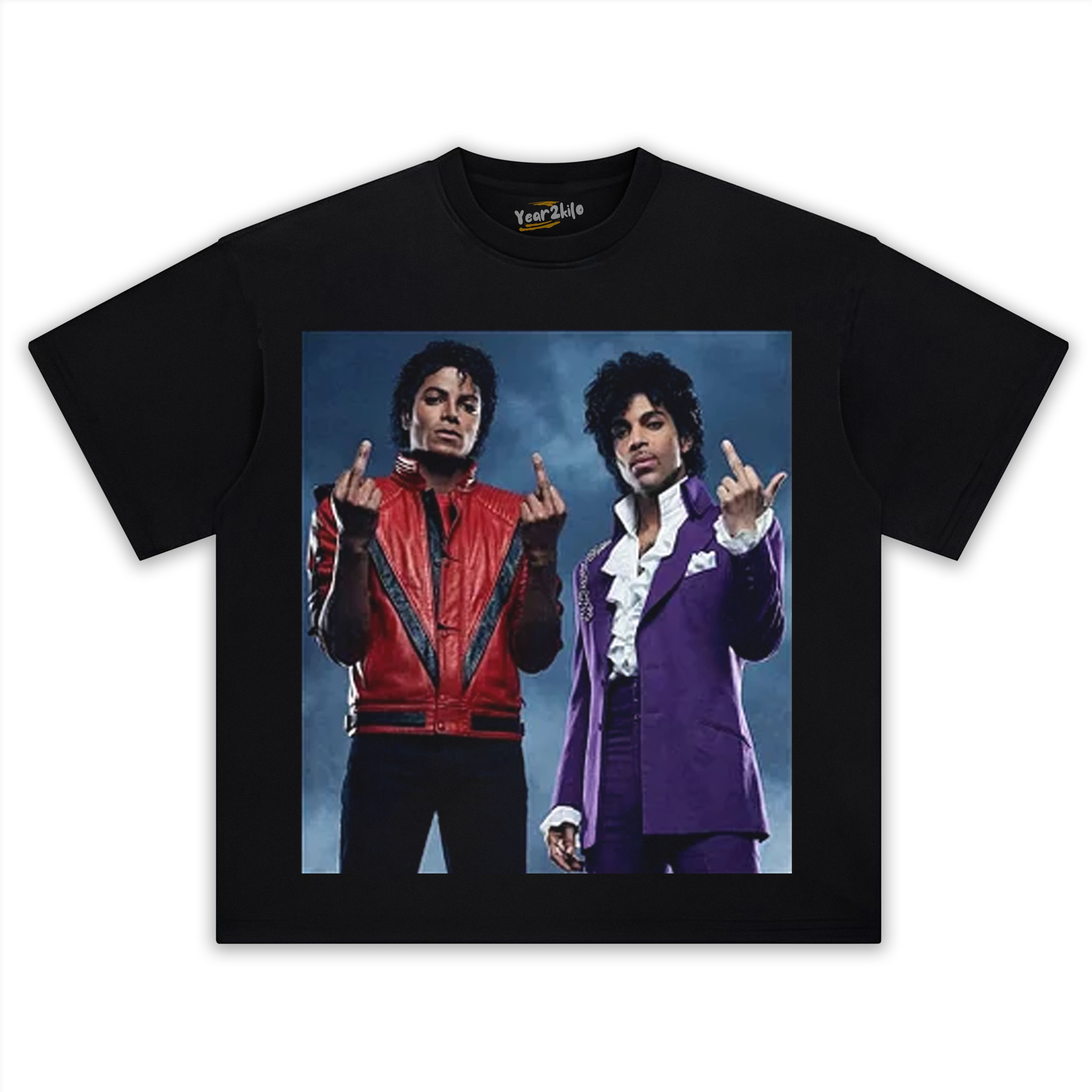 MICHAEL JACKSON & PRINCE V2 TANK TOP & TEE & LONG SLEEVE & LAYERED LS & HOODIE