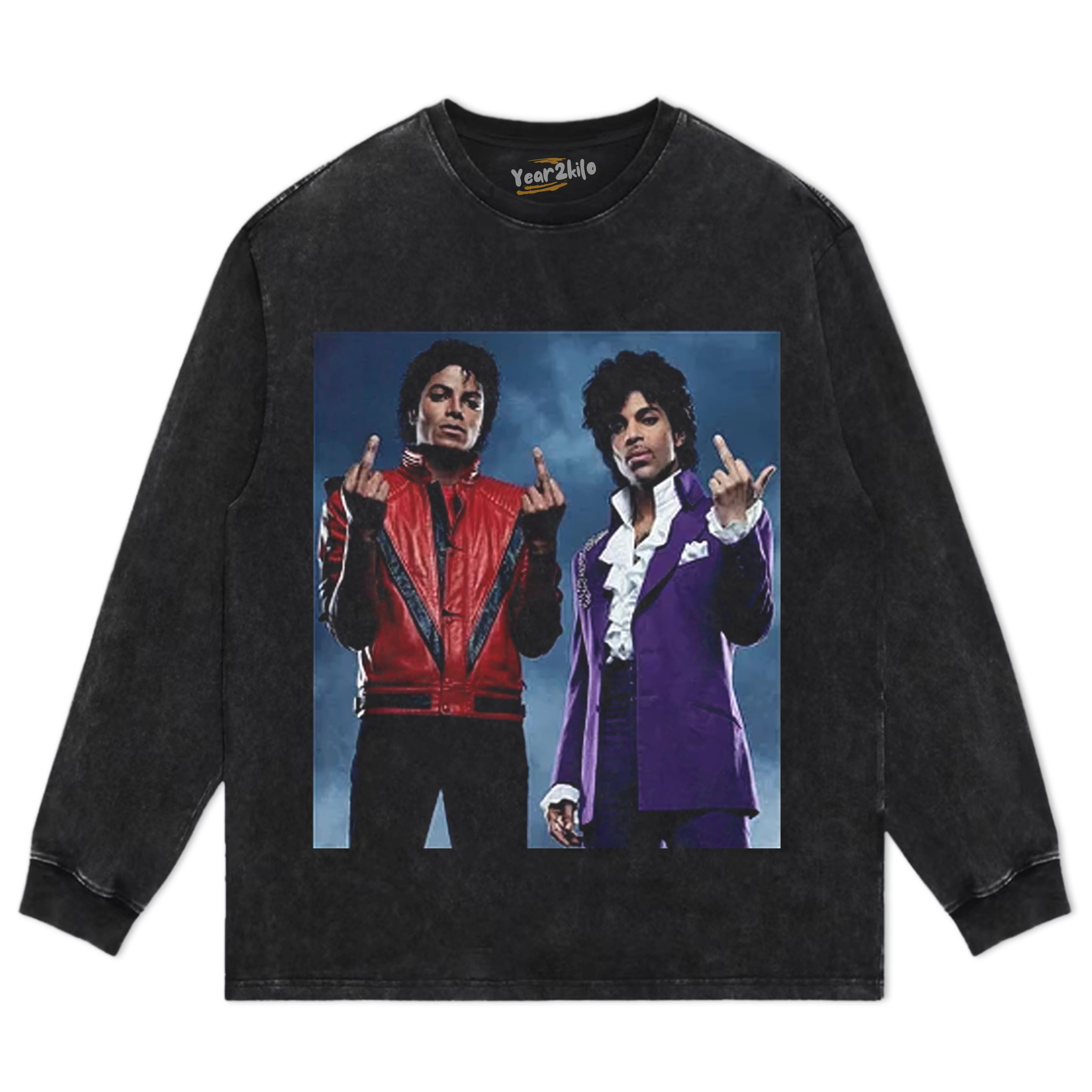 MICHAEL JACKSON & PRINCE V2 TANK TOP & TEE & LONG SLEEVE & LAYERED LS & HOODIE