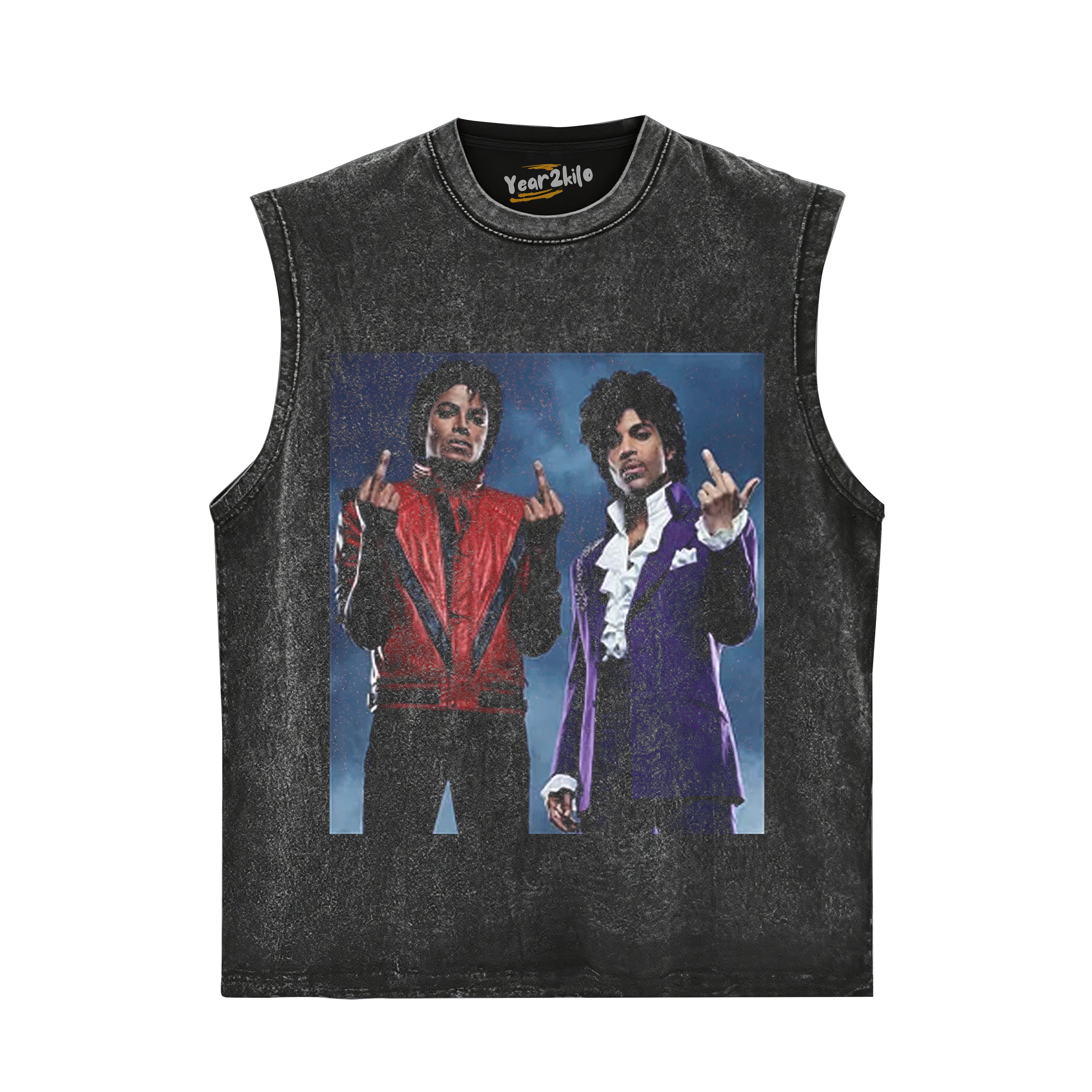 MICHAEL JACKSON & PRINCE V2 TANK TOP & TEE & LONG SLEEVE & LAYERED LS & HOODIE