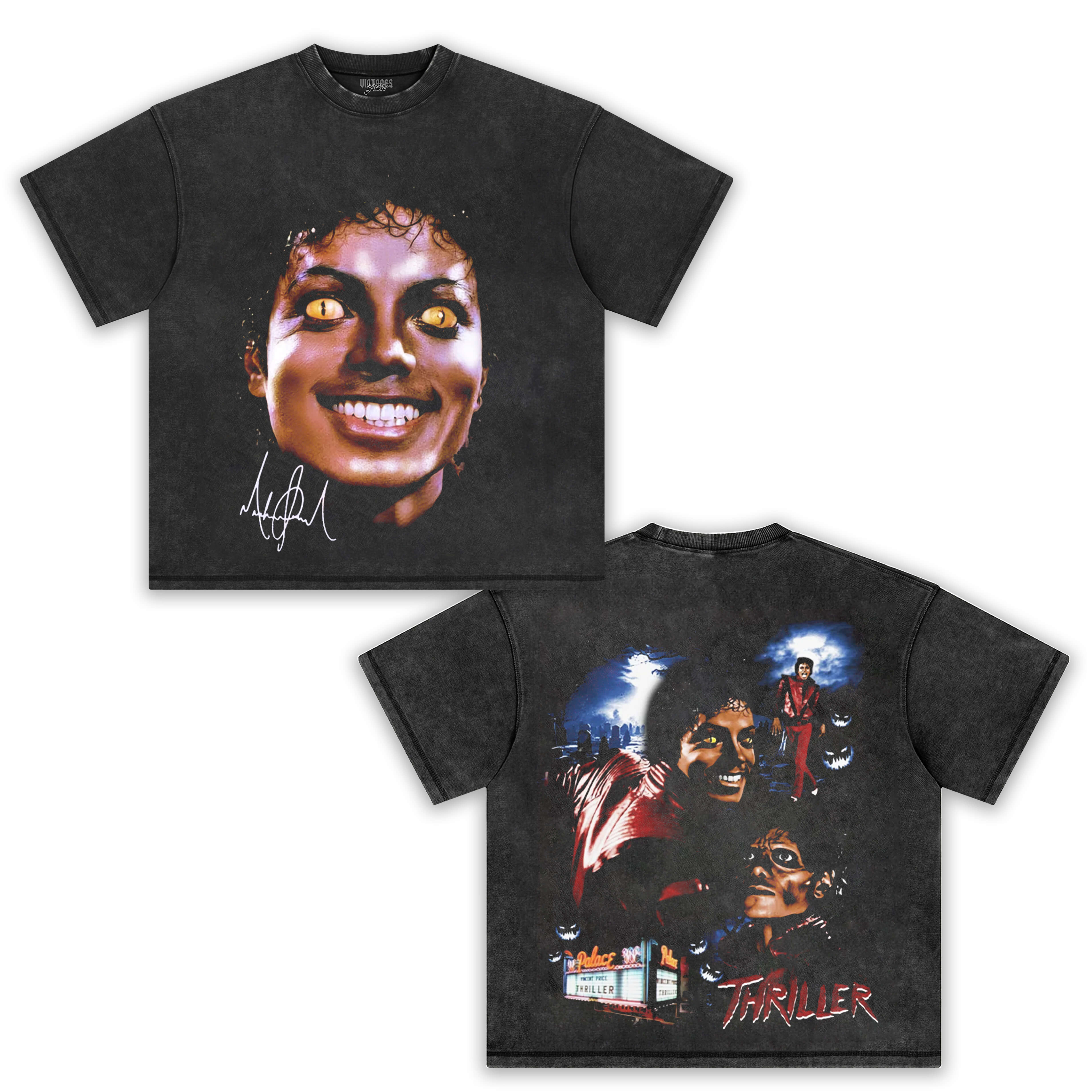 MICHAEL JACKSON & THRILLER V2 TEE
