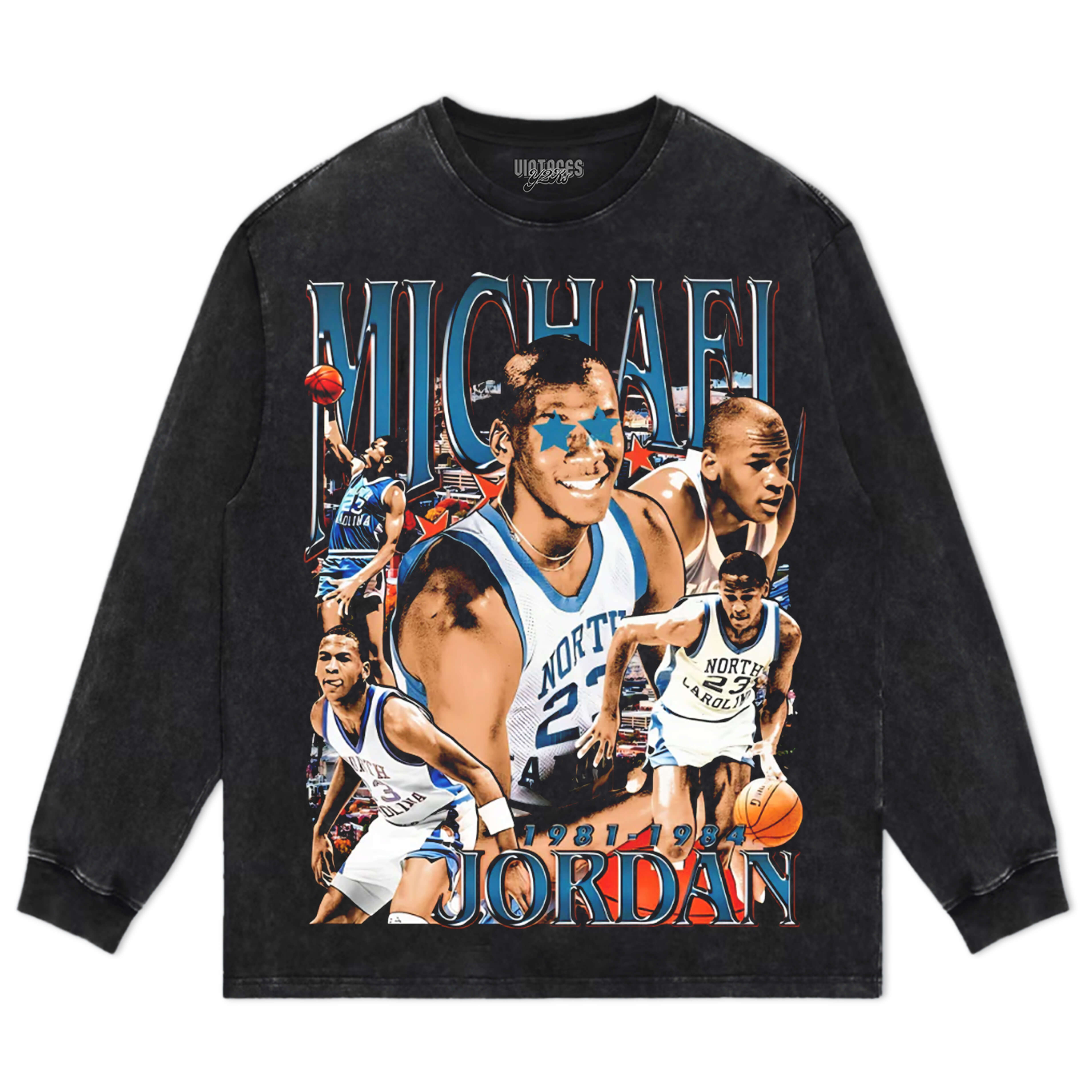 MICHAEL JORDAN CAROLINA TEE & LS & HOODIE