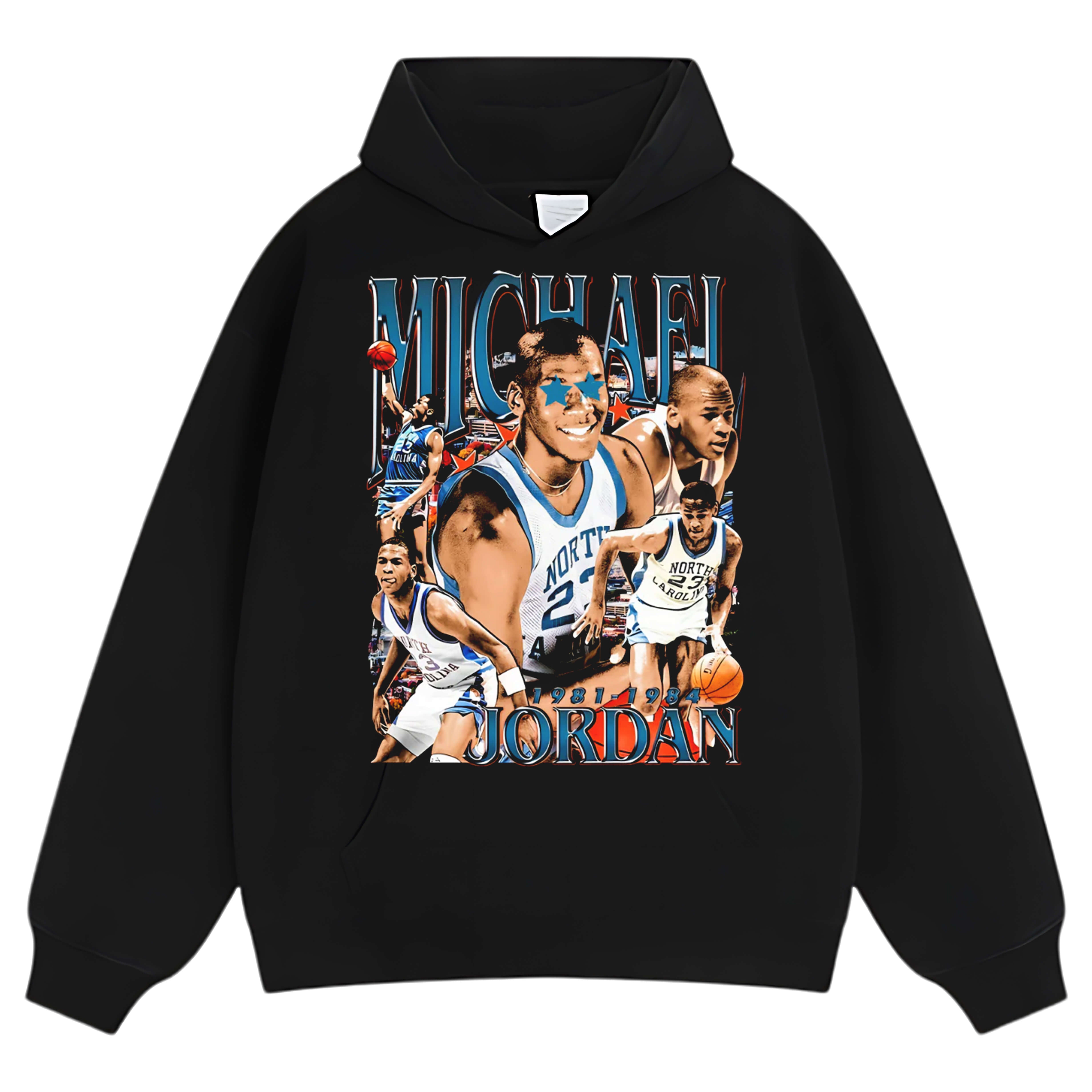 MICHAEL JORDAN CAROLINA TEE & LS & HOODIE
