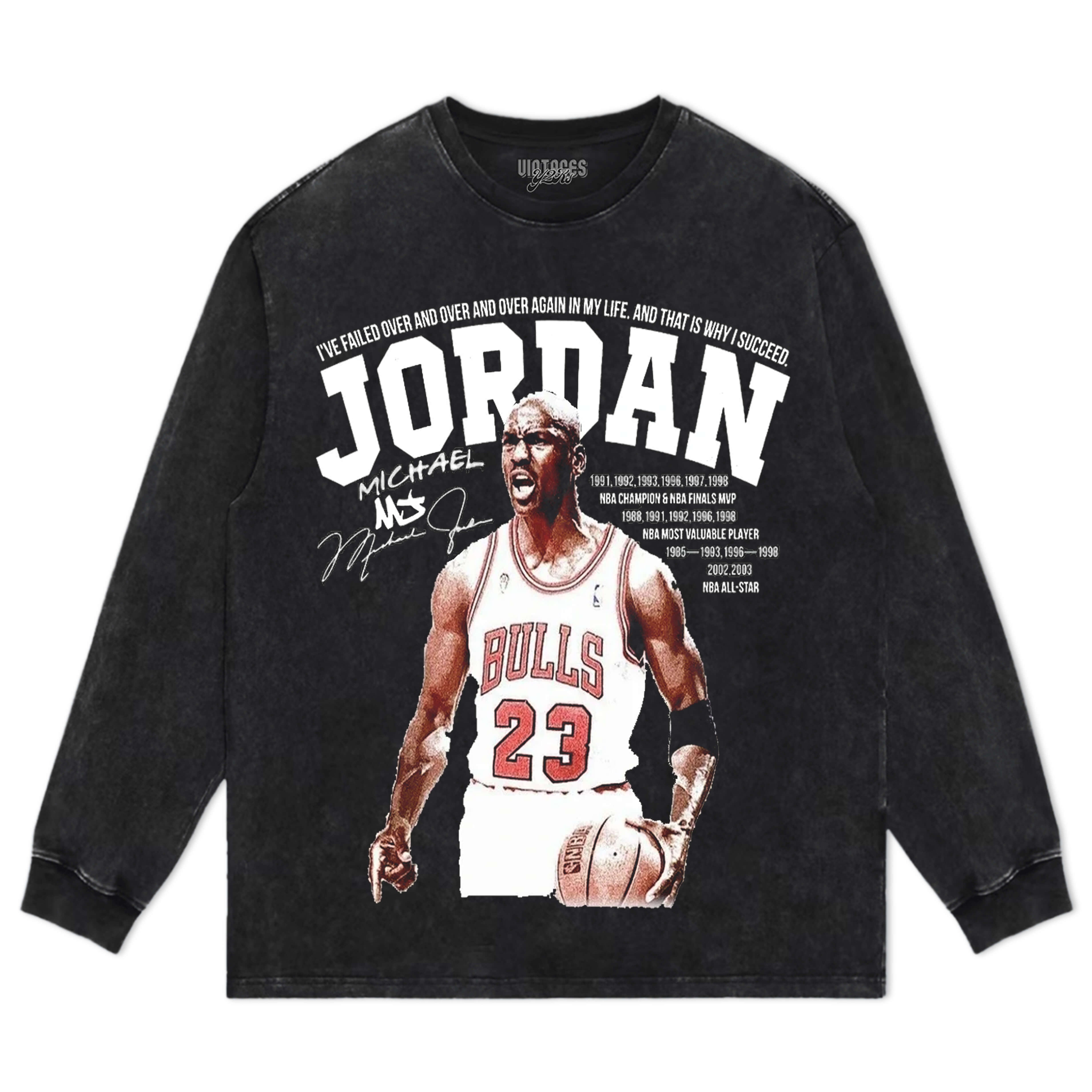 MICHAEL JORDAN VINTAGE TEE V3 & LS & HOODIE
