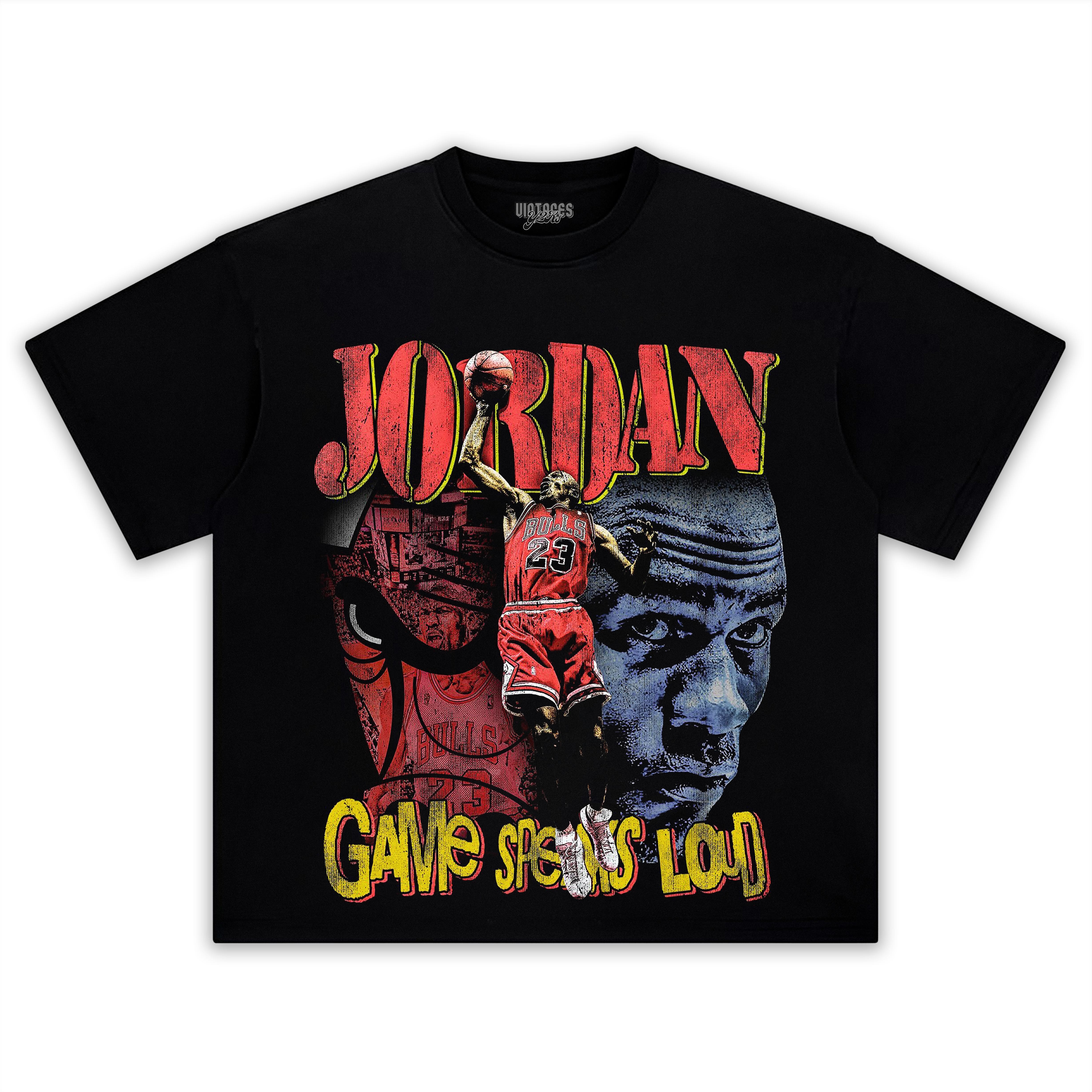 MICHEAL JORDAN CHICAGO BULLS VINTAGE STYLE TEE & LS & HOODIE
