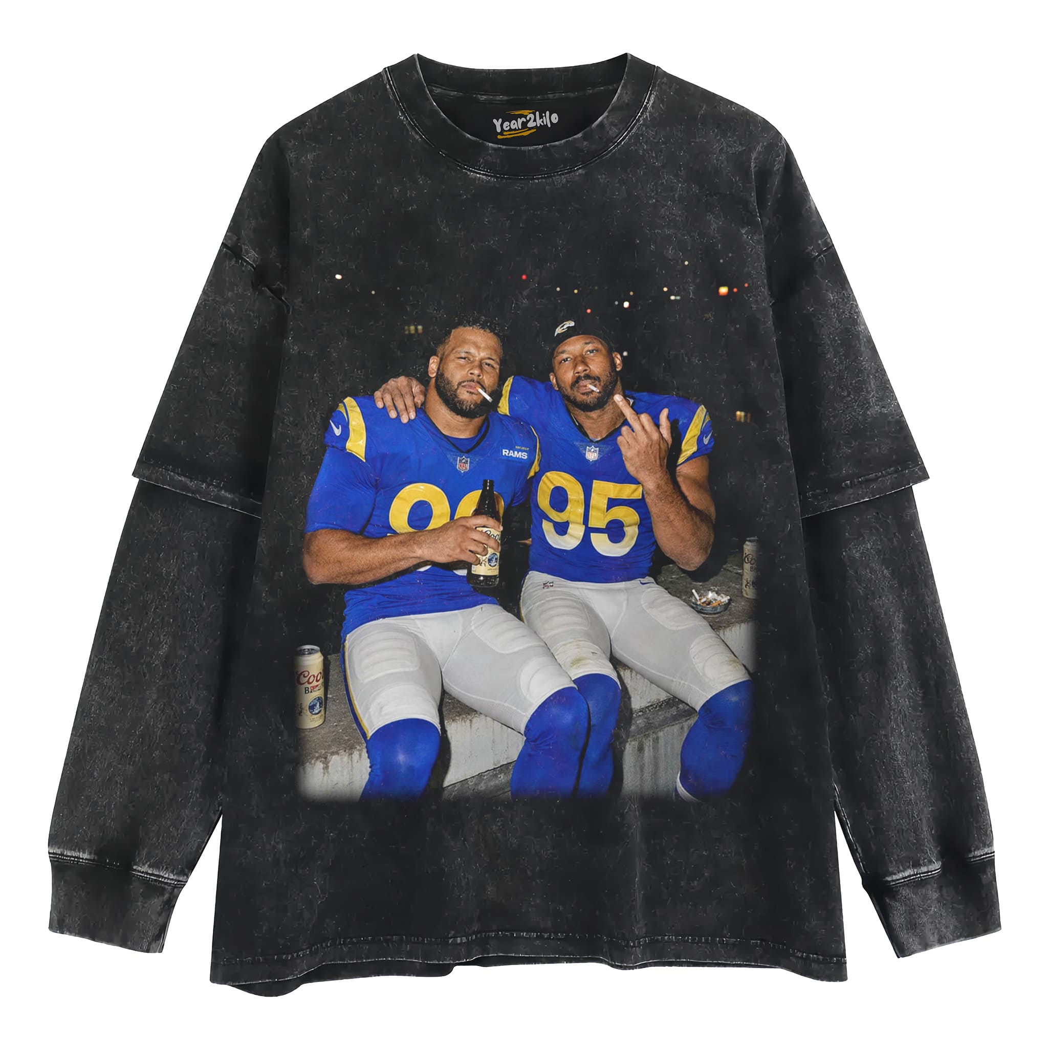 MIDDLE FINGER & MYLES GARRETT TANK TOP & TEE & LONG SLEEVE & LAYERED LS & HOODIE