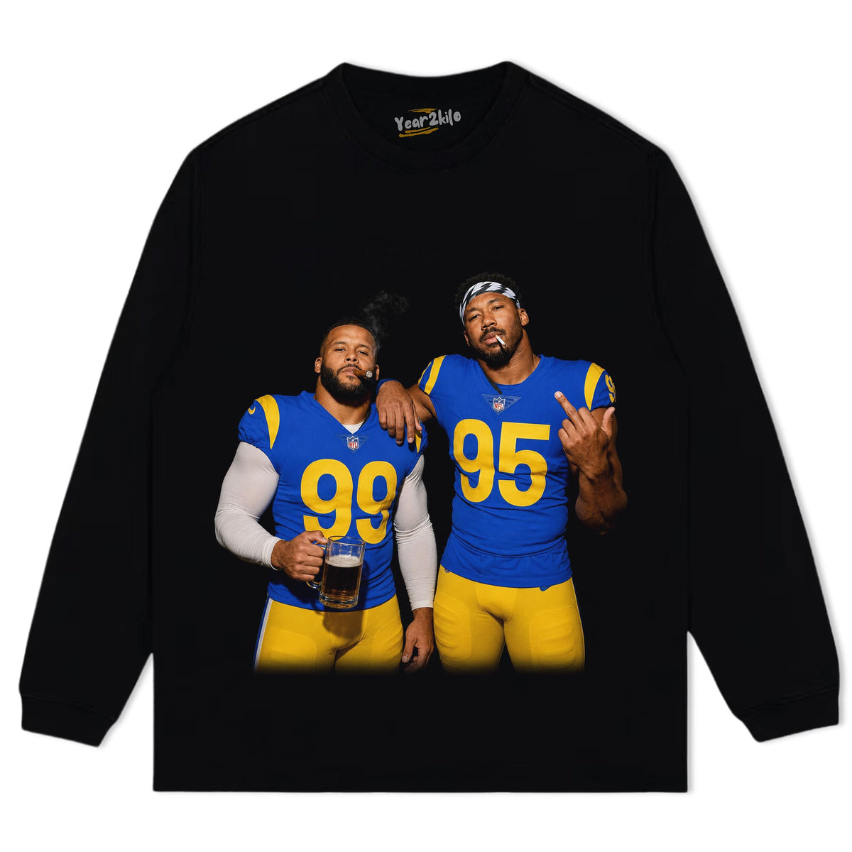 MIDDLE FINGER & MYLES GARRETT V2 TANK TOP & TEE & LONG SLEEVE & LAYERED LS & HOODIE
