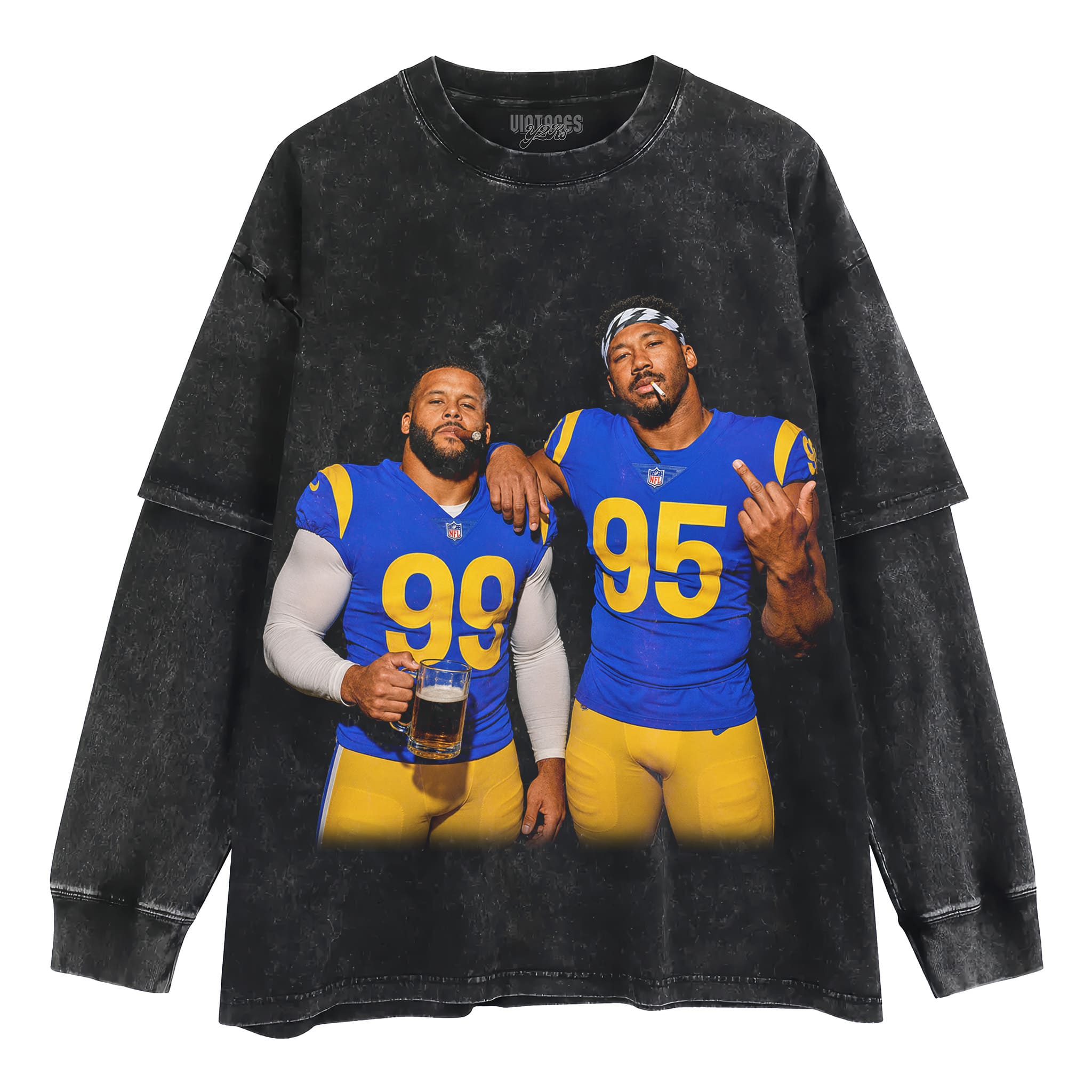 MIDDLE FINGER & MYLES GARRETT V2 TANK TOP & TEE & LONG SLEEVE & LAYERED LS & HOODIE