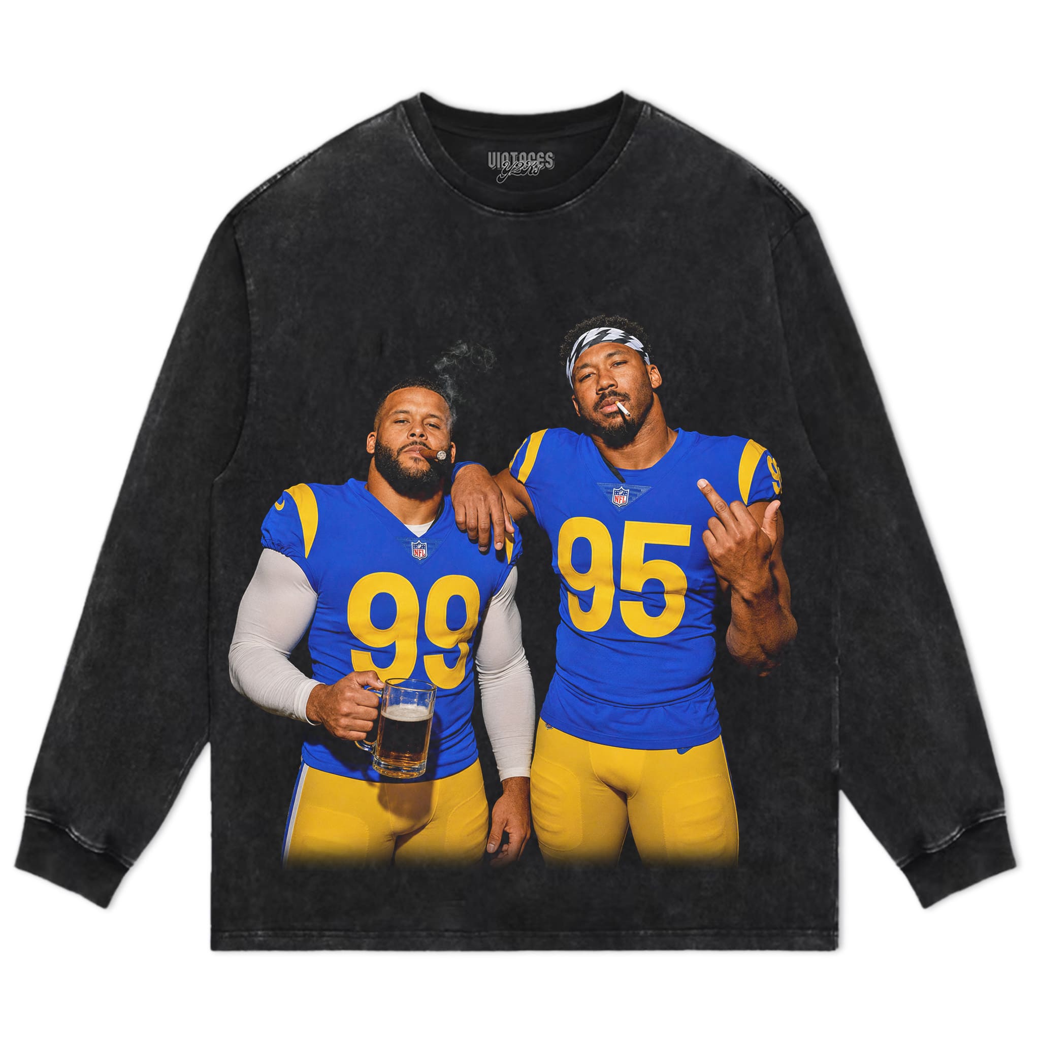 MIDDLE FINGER & MYLES GARRETT V2 TANK TOP & TEE & LONG SLEEVE & LAYERED LS & HOODIE