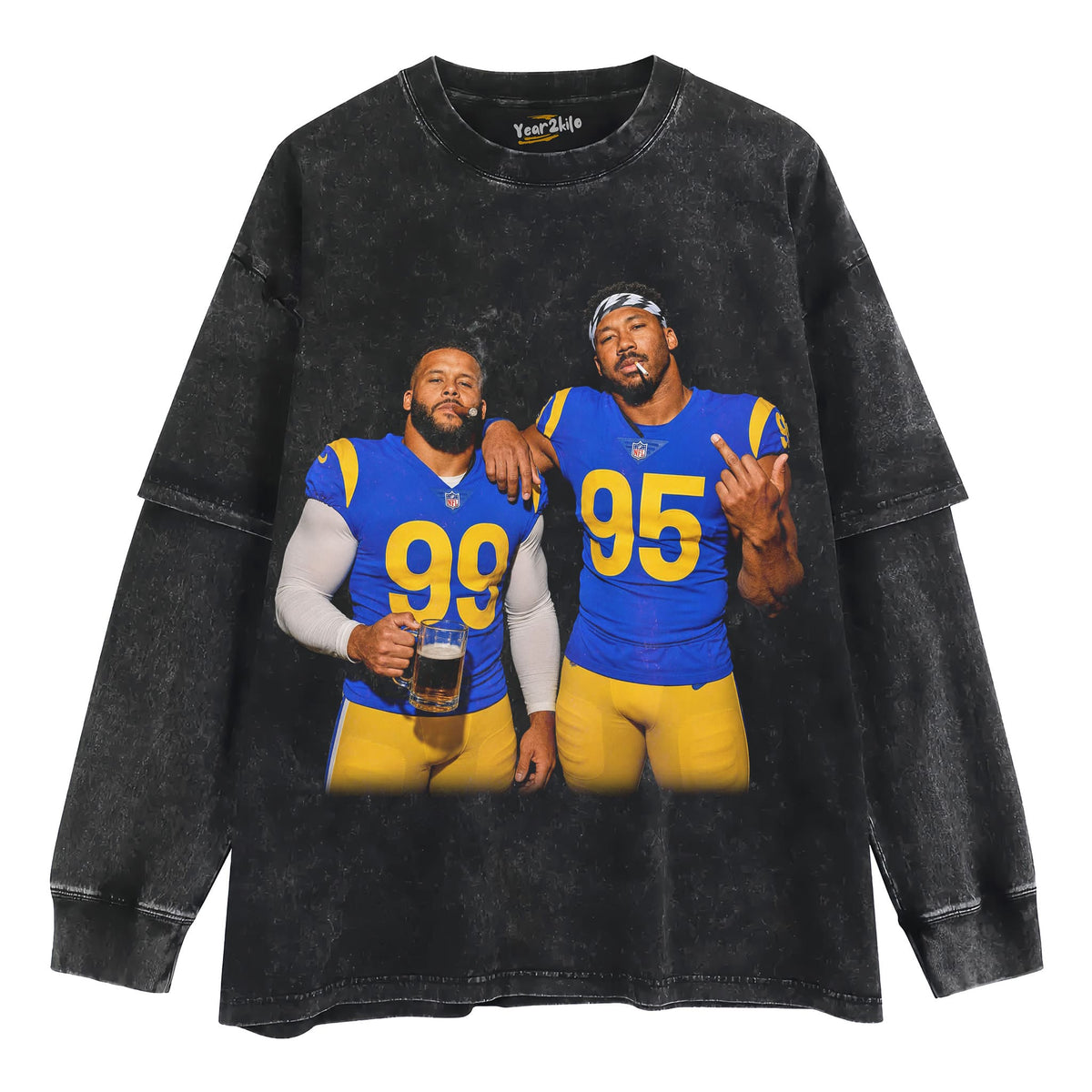 MIDDLE FINGER & MYLES GARRETT V2 TANK TOP & TEE & LONG SLEEVE & LAYERED LS & HOODIE