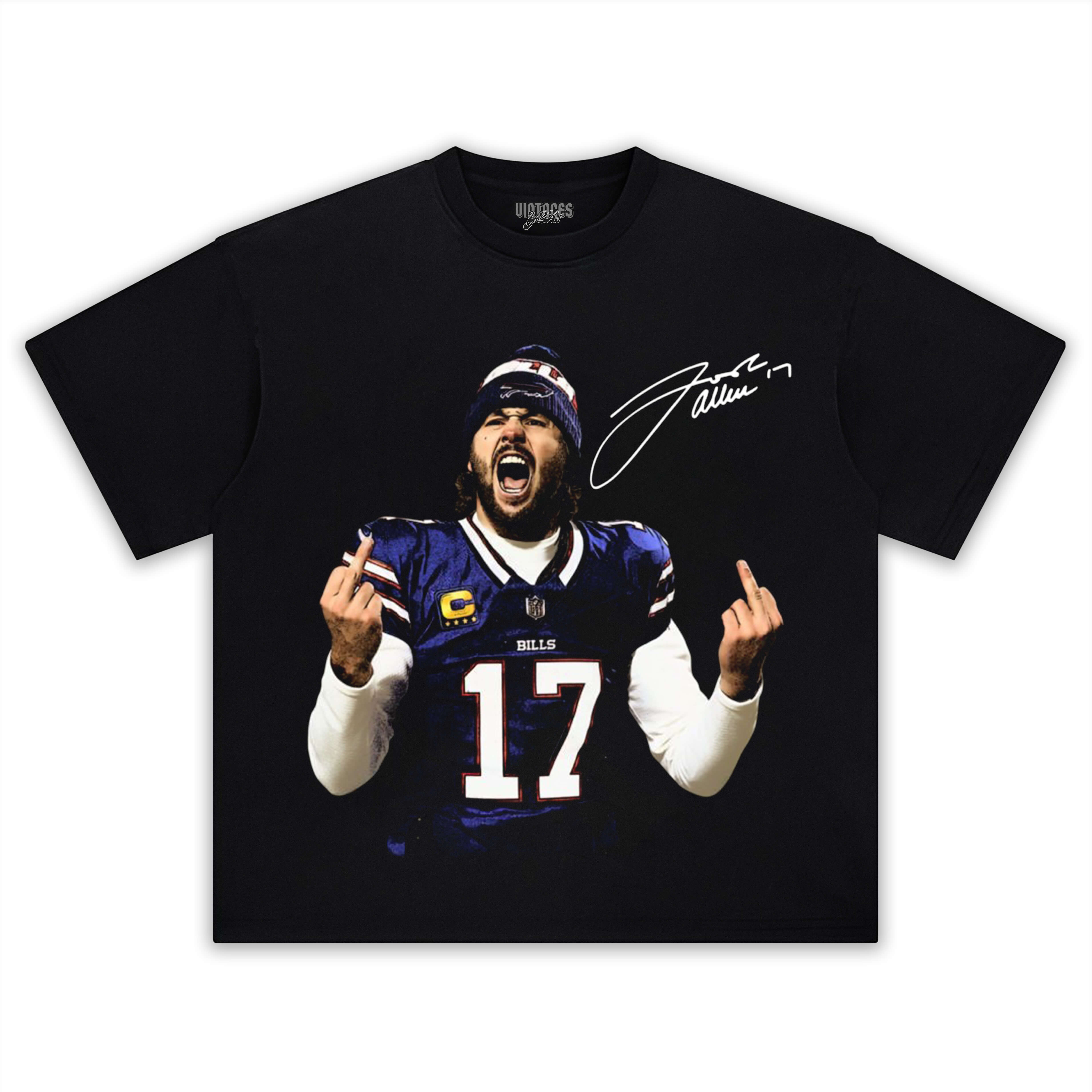 MIDLE FINGER JOSH ALLEN TEE & LS & HOODIE