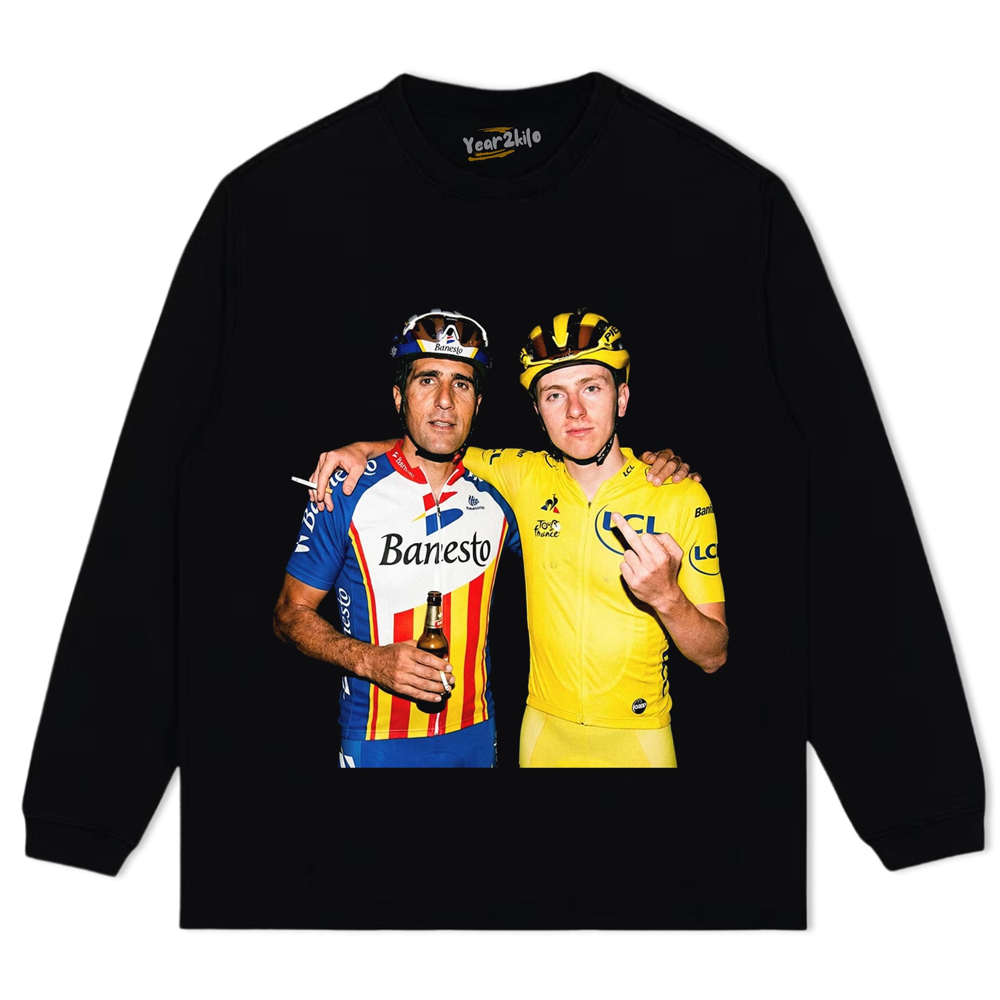 MIGUEL INDURAIN & TADEJ POGAČAR 2026 V1 TANK TOP & TEE & LONG SLEEVE & LAYERED LS & HOODIE