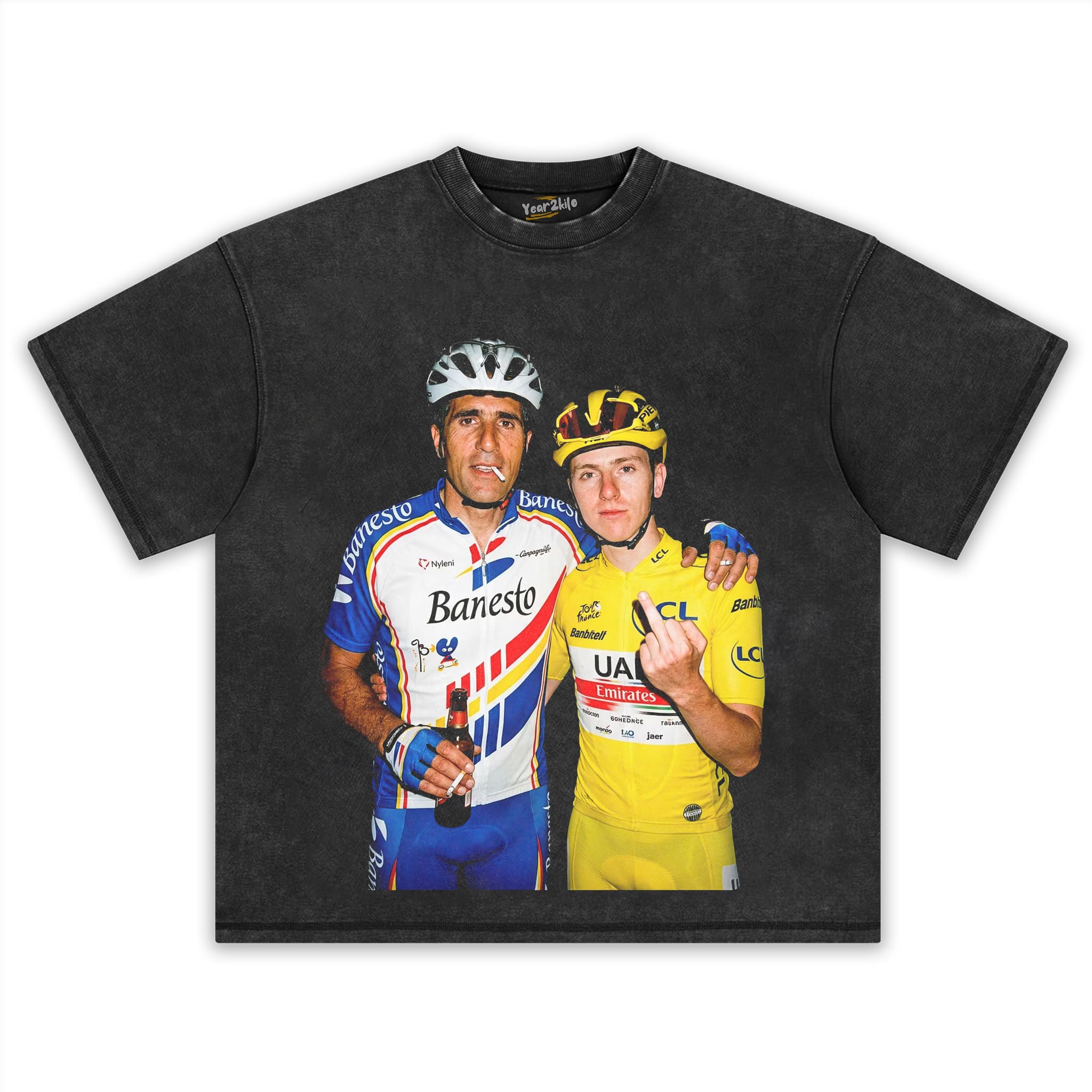 MIGUEL INDURAIN & TADEJ POGAČAR 2026 V2 TANK TOP & TEE & LONG SLEEVE & LAYERED LS & HOODIE