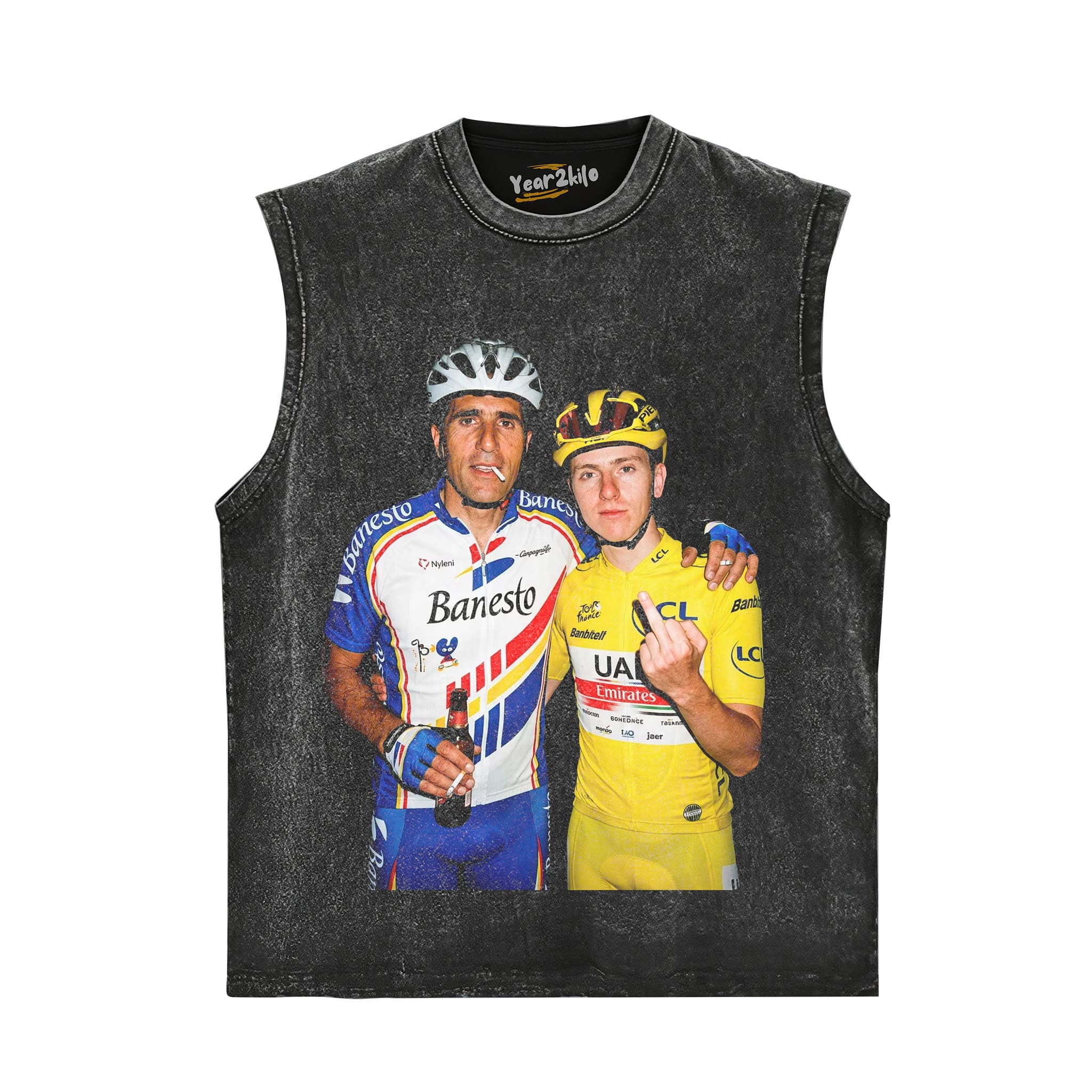 MIGUEL INDURAIN & TADEJ POGAČAR 2026 V2 TANK TOP & TEE & LONG SLEEVE & LAYERED LS & HOODIE