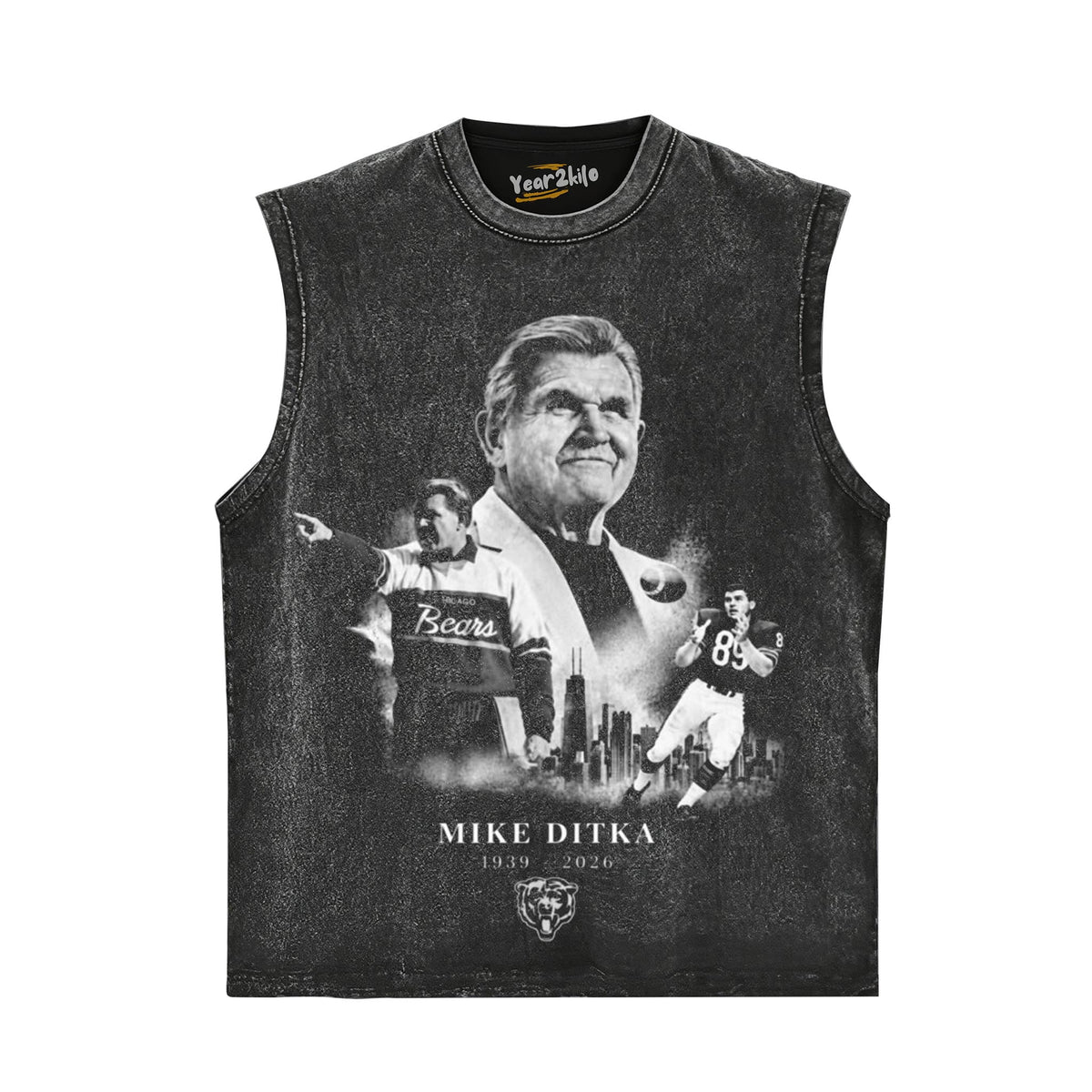 MIKE DITKA - COMMEMORATE TANK TOP & TEE & LONG SLEEVE & LAYERED LS & HOODIE