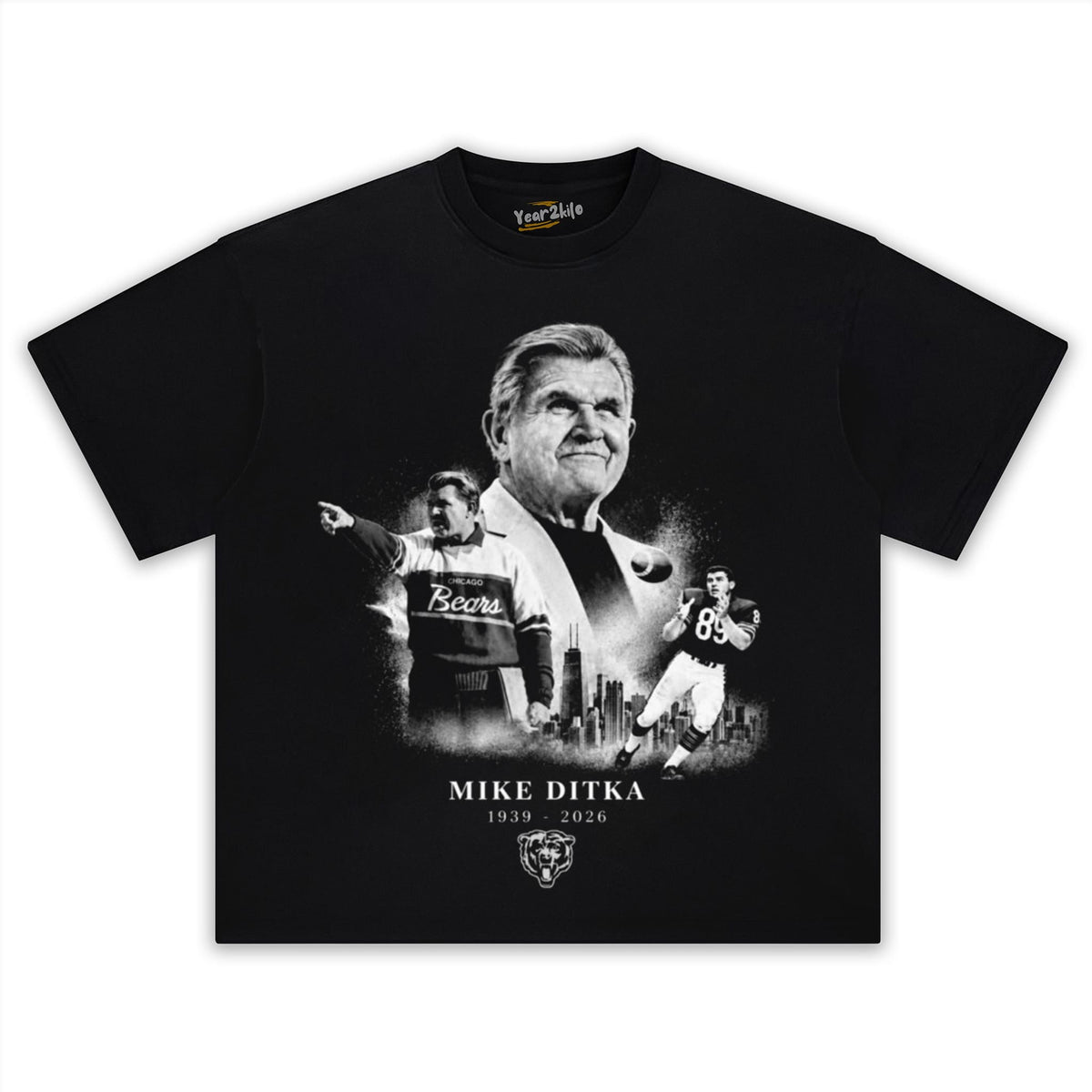 MIKE DITKA - COMMEMORATE TANK TOP & TEE & LONG SLEEVE & LAYERED LS & HOODIE