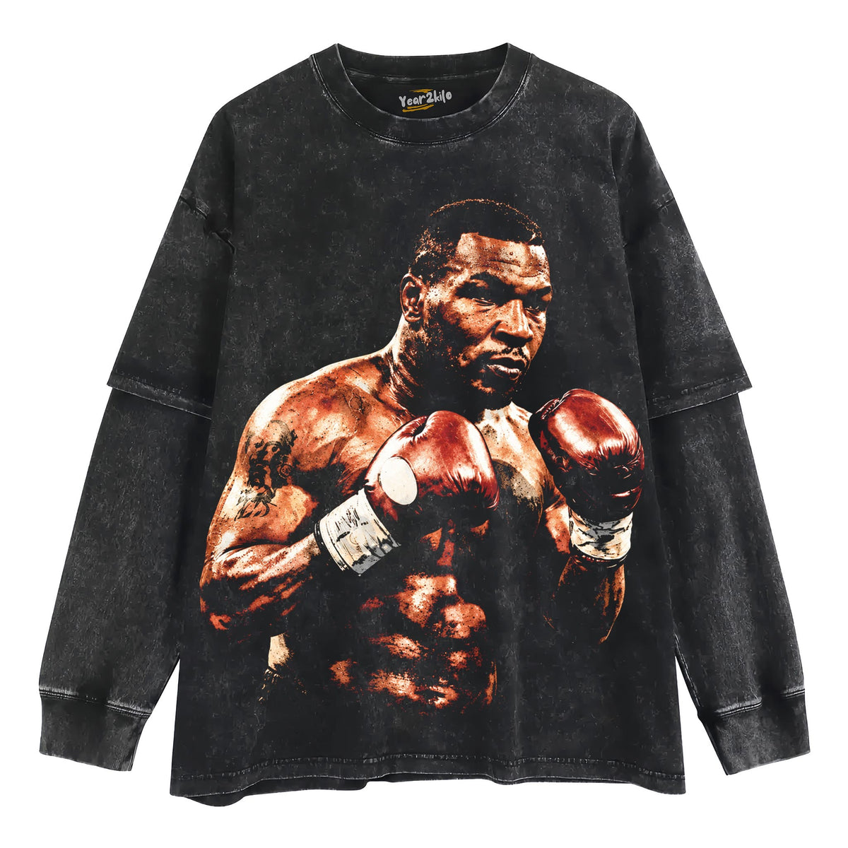 MIKE TYSON IRON MIKE GLOVES TANK TOP & TEE & LONG SLEEVE & LAYERED LS & HOODIE