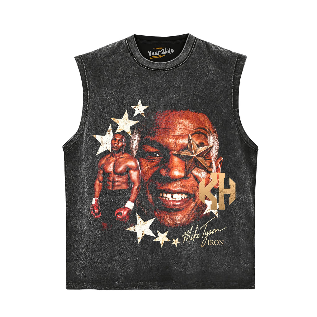 MIKE TYSON SMILING FACE COLLAGE TANK TOP & TEE & LONG SLEEVE & LAYERED LS & HOODIE