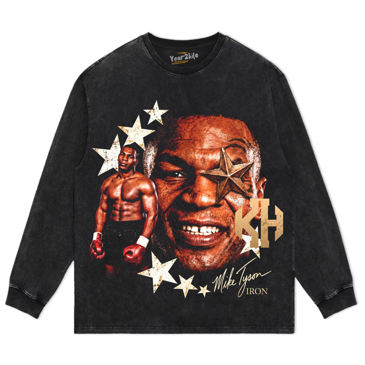 MIKE TYSON SMILING FACE COLLAGE TANK TOP & TEE & LONG SLEEVE & LAYERED LS & HOODIE