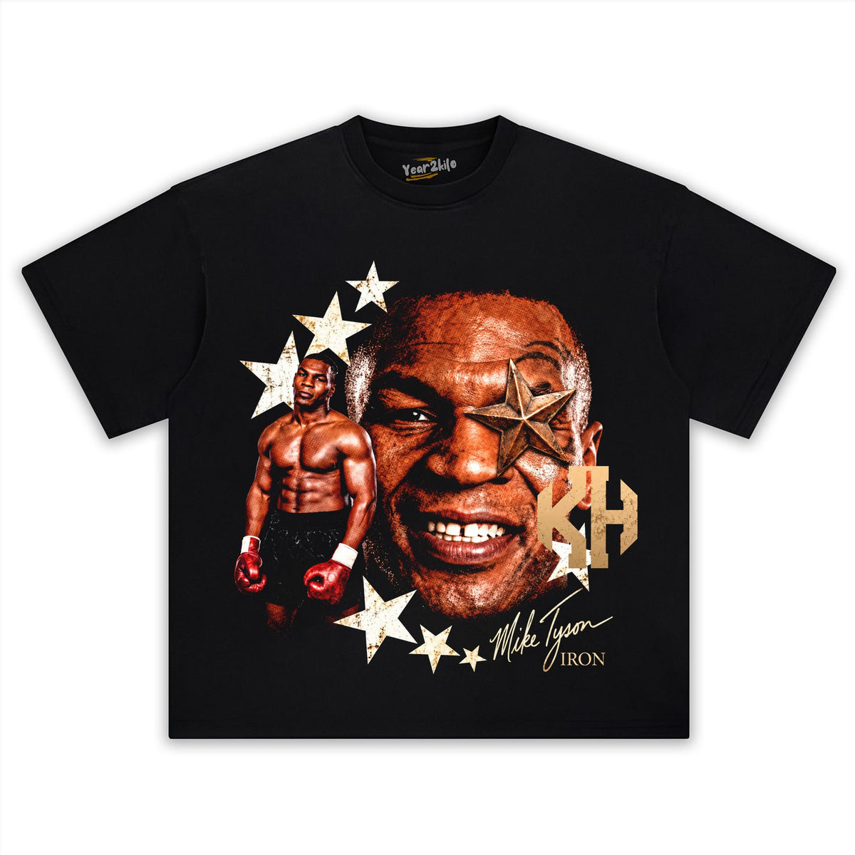 MIKE TYSON SMILING FACE COLLAGE TANK TOP & TEE & LONG SLEEVE & LAYERED LS & HOODIE
