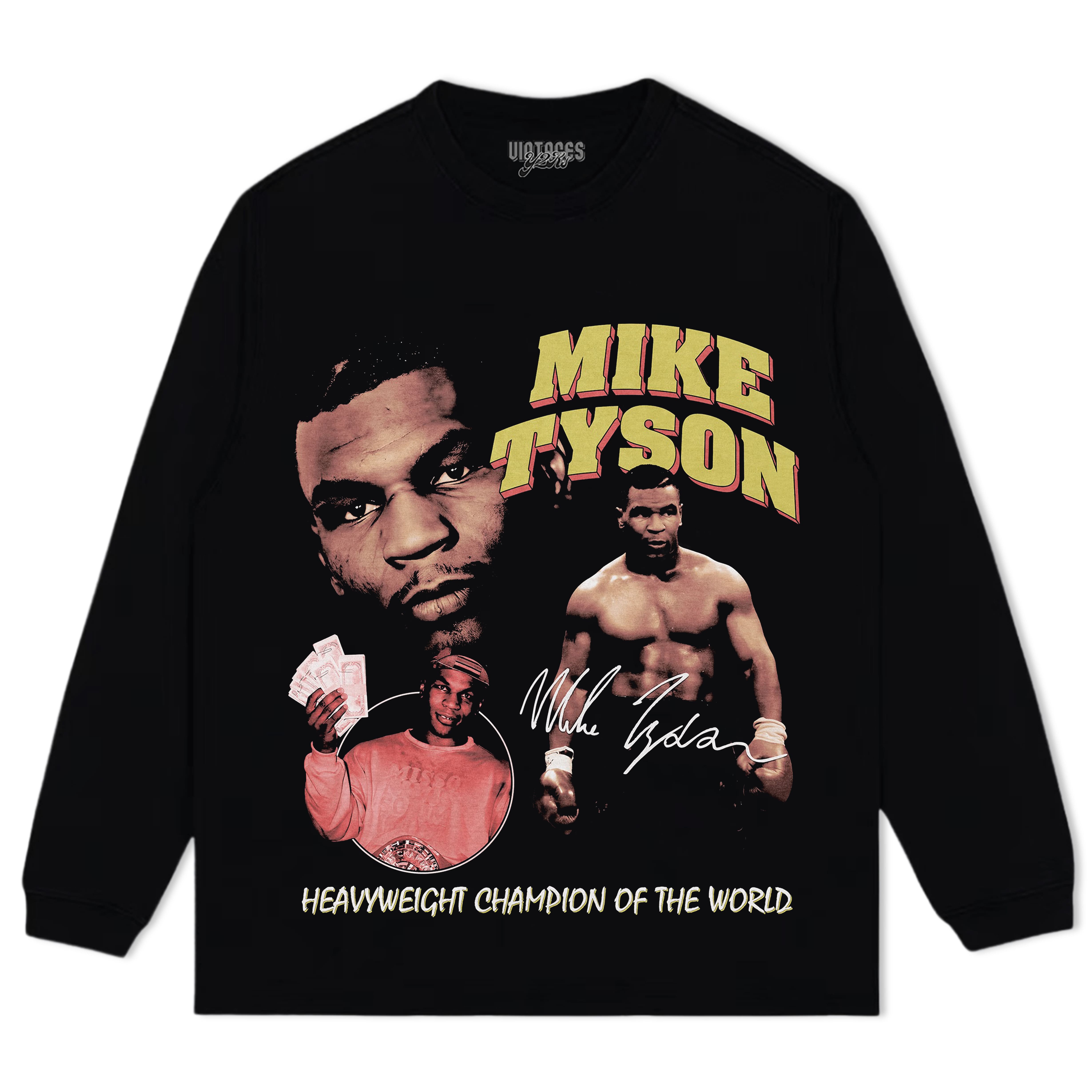 MIKE TYSON VINTAGE TEE & LS & HOODIE