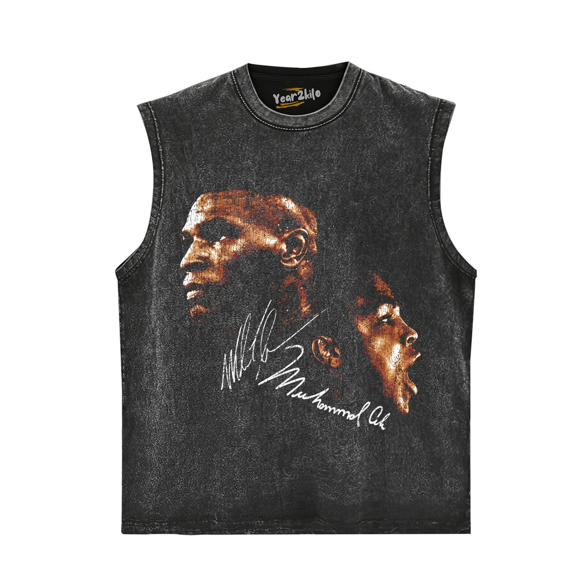 MIKE TYSON & MUHAMMED ALI TANK TOP & TEE & LONG SLEEVE & LAYERED LS & HOODIE