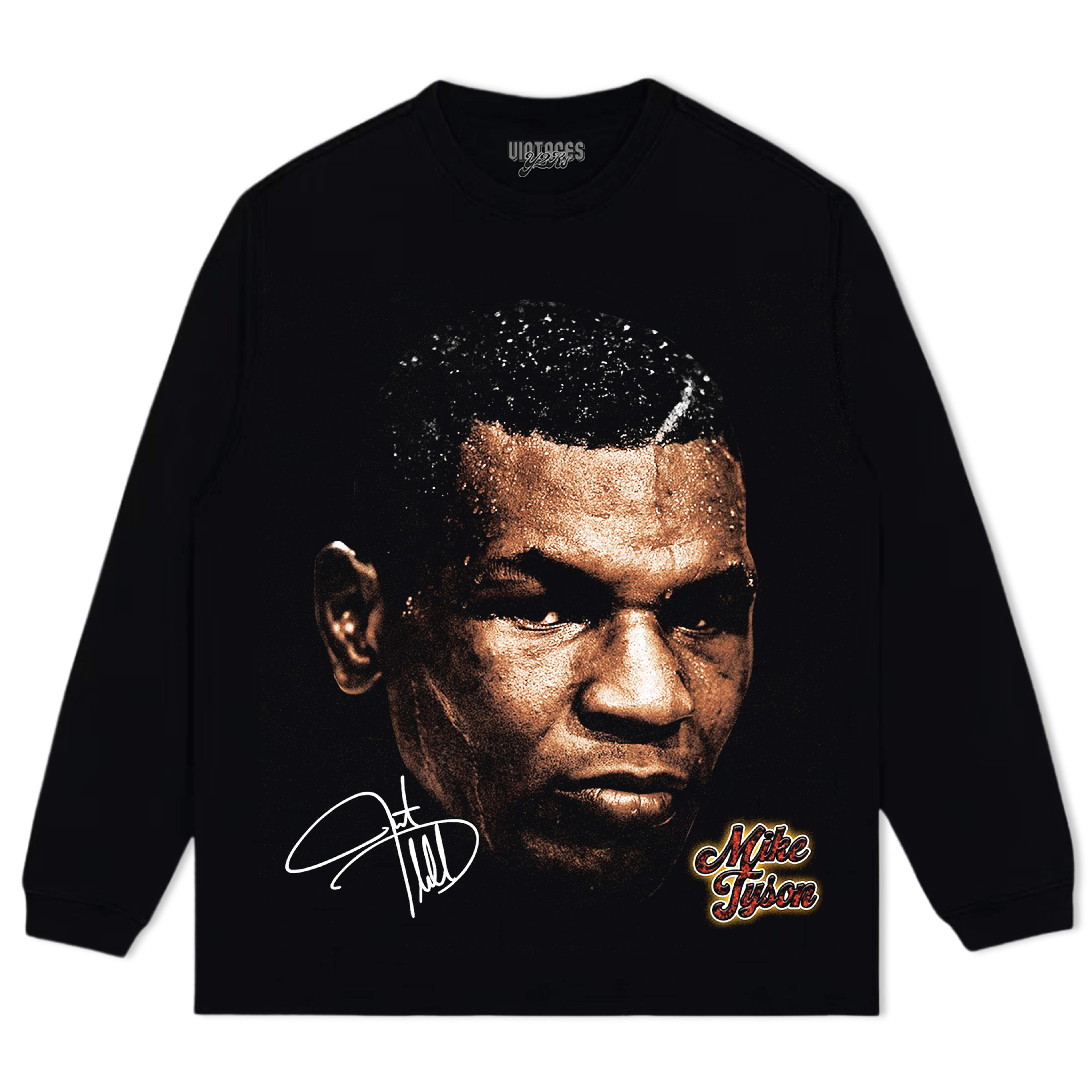 MIKE TYSON VINTAGE BIG FACE TEE & LS & HOODIE